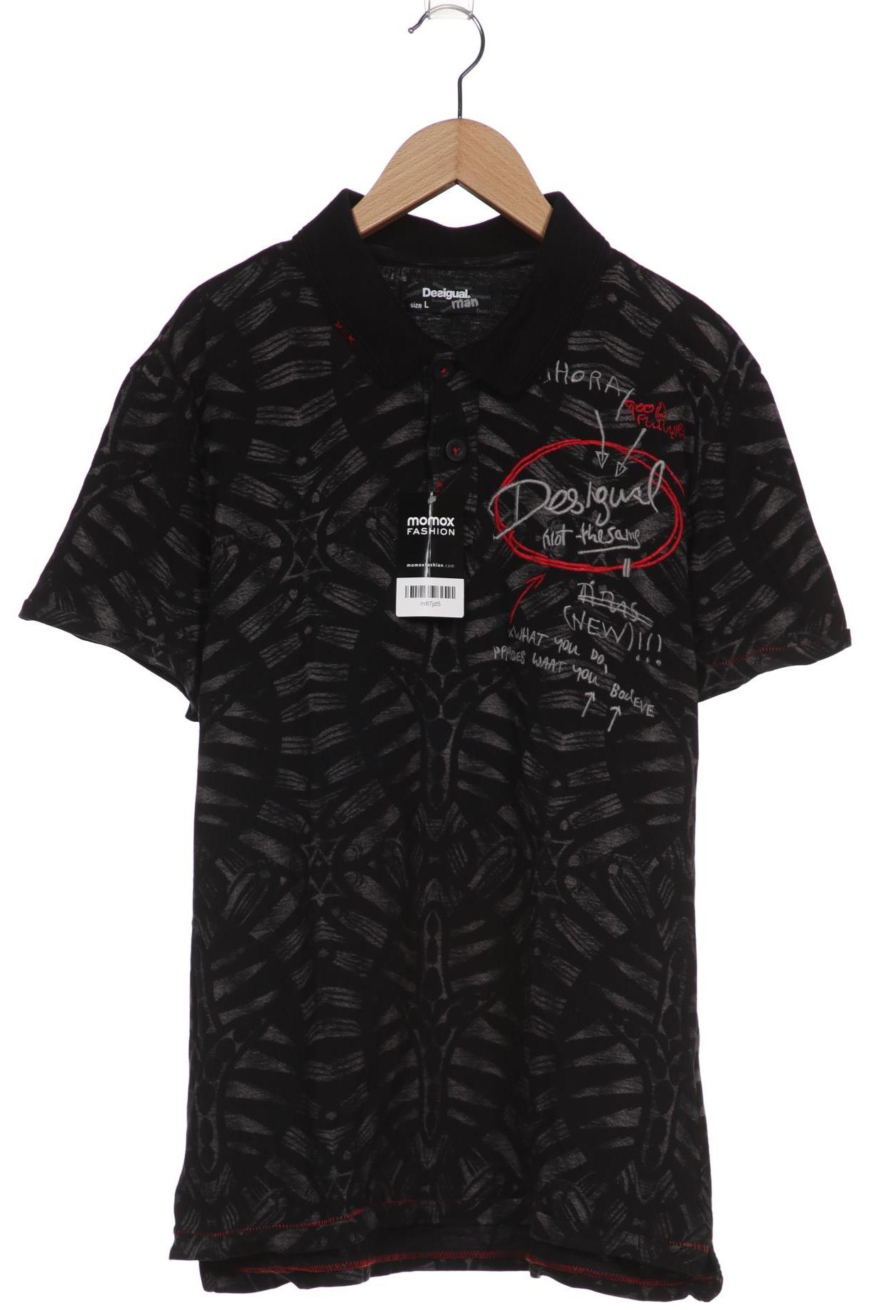 

Desigual Herren Poloshirt, schwarz
