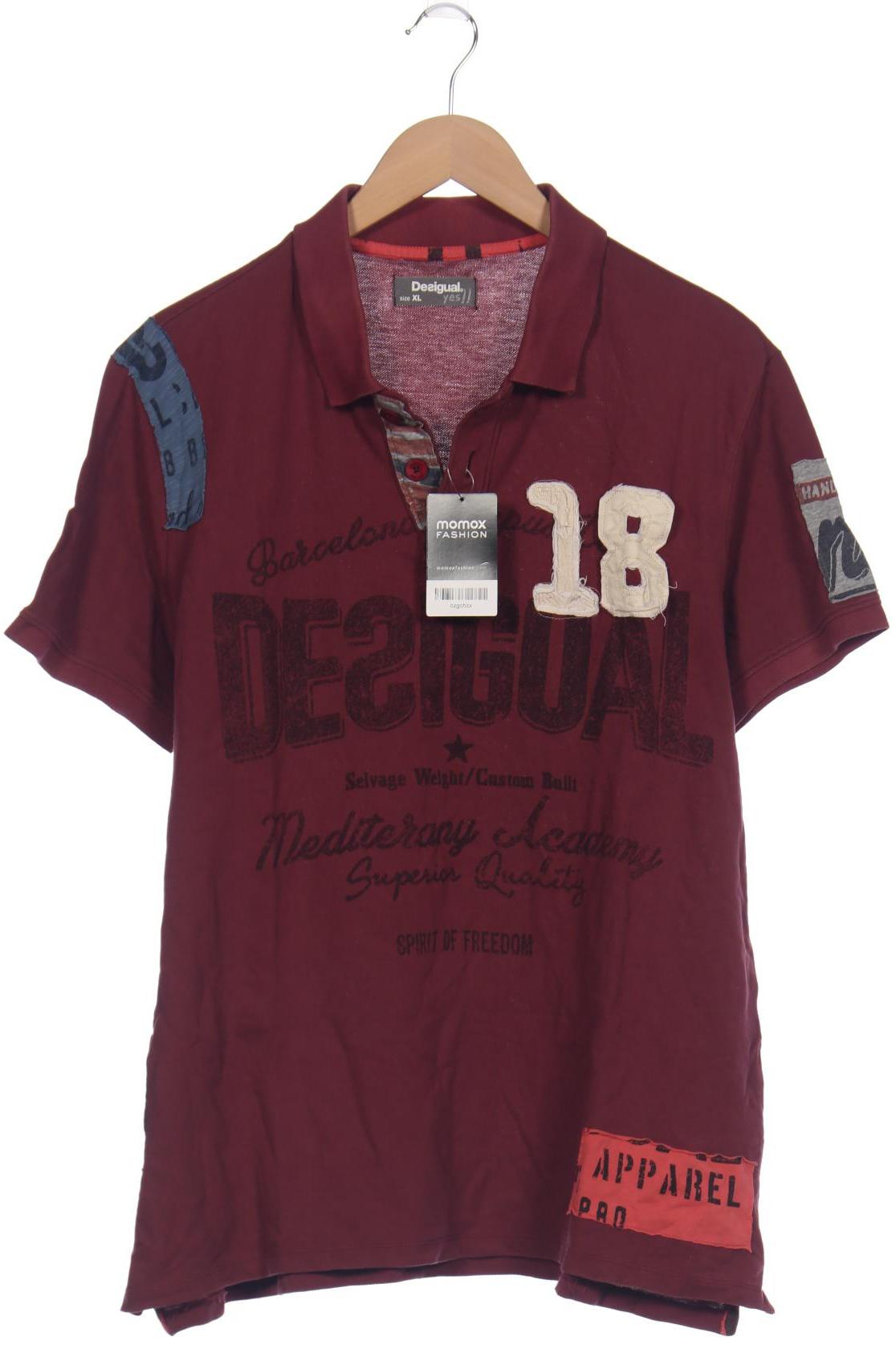 

Desigual Herren Poloshirt, bordeaux