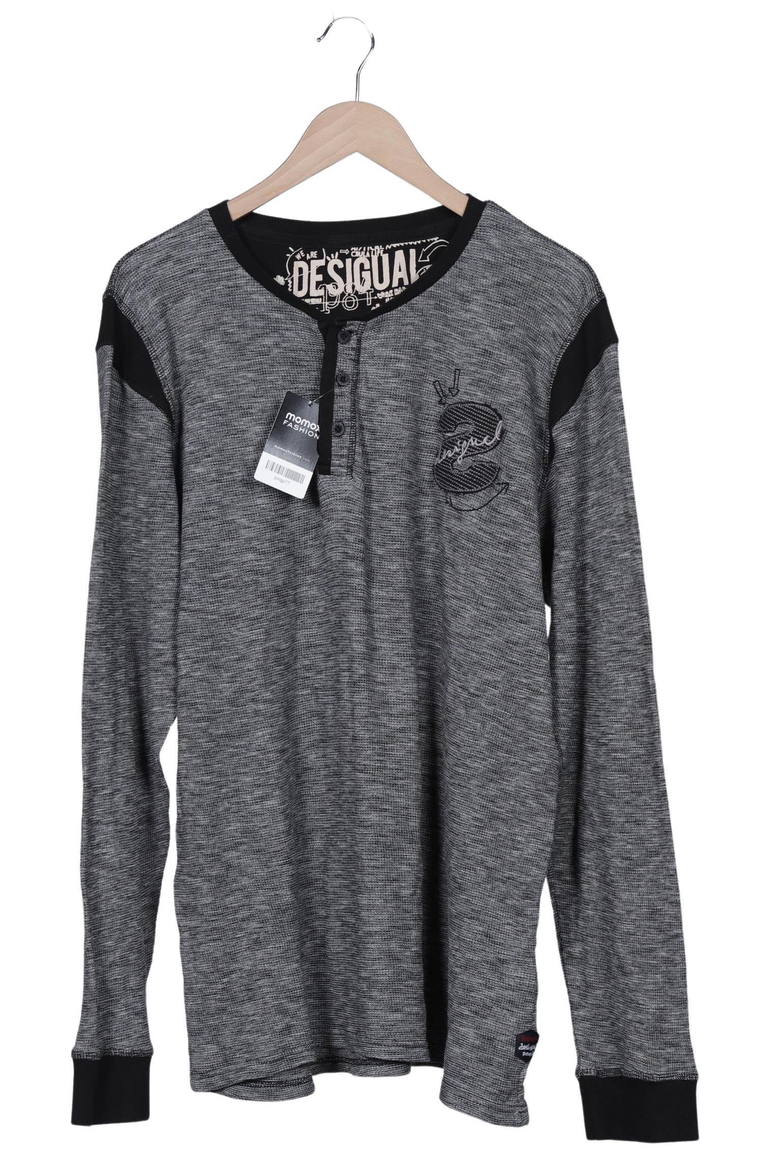 

Desigual Herren Poloshirt, grau, Gr. 56