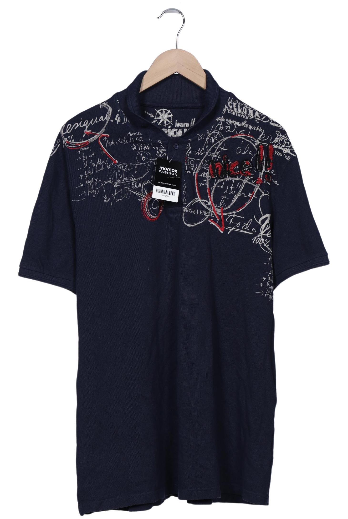 

Desigual Herren Poloshirt, marineblau, Gr. 54