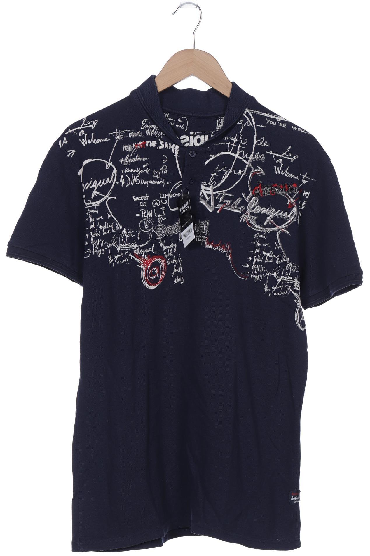 

Desigual Herren Poloshirt, marineblau, Gr. 52