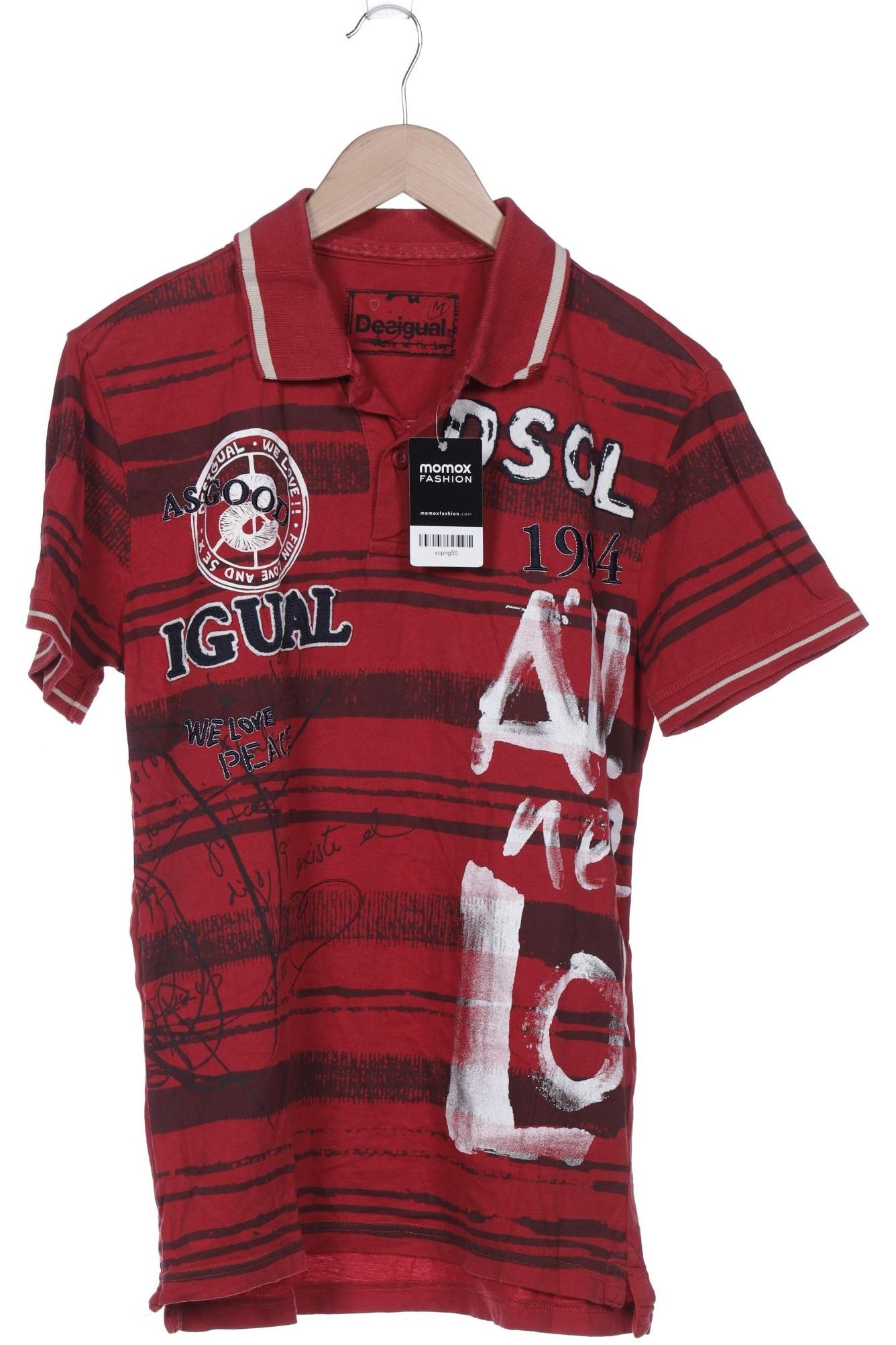 

Desigual Herren Poloshirt, rot, Gr. 48