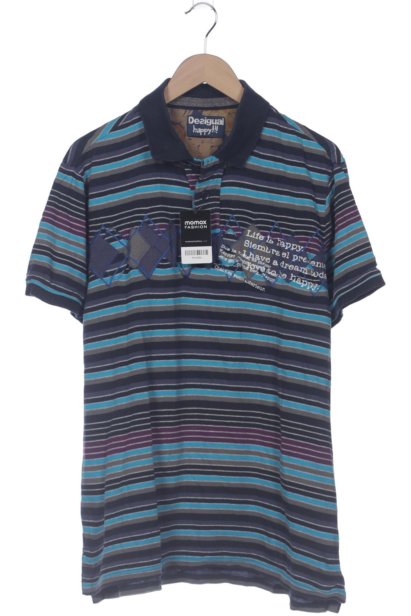 Thumbnail - Desigual Herren Poloshirt, marineblau, Gr. 56