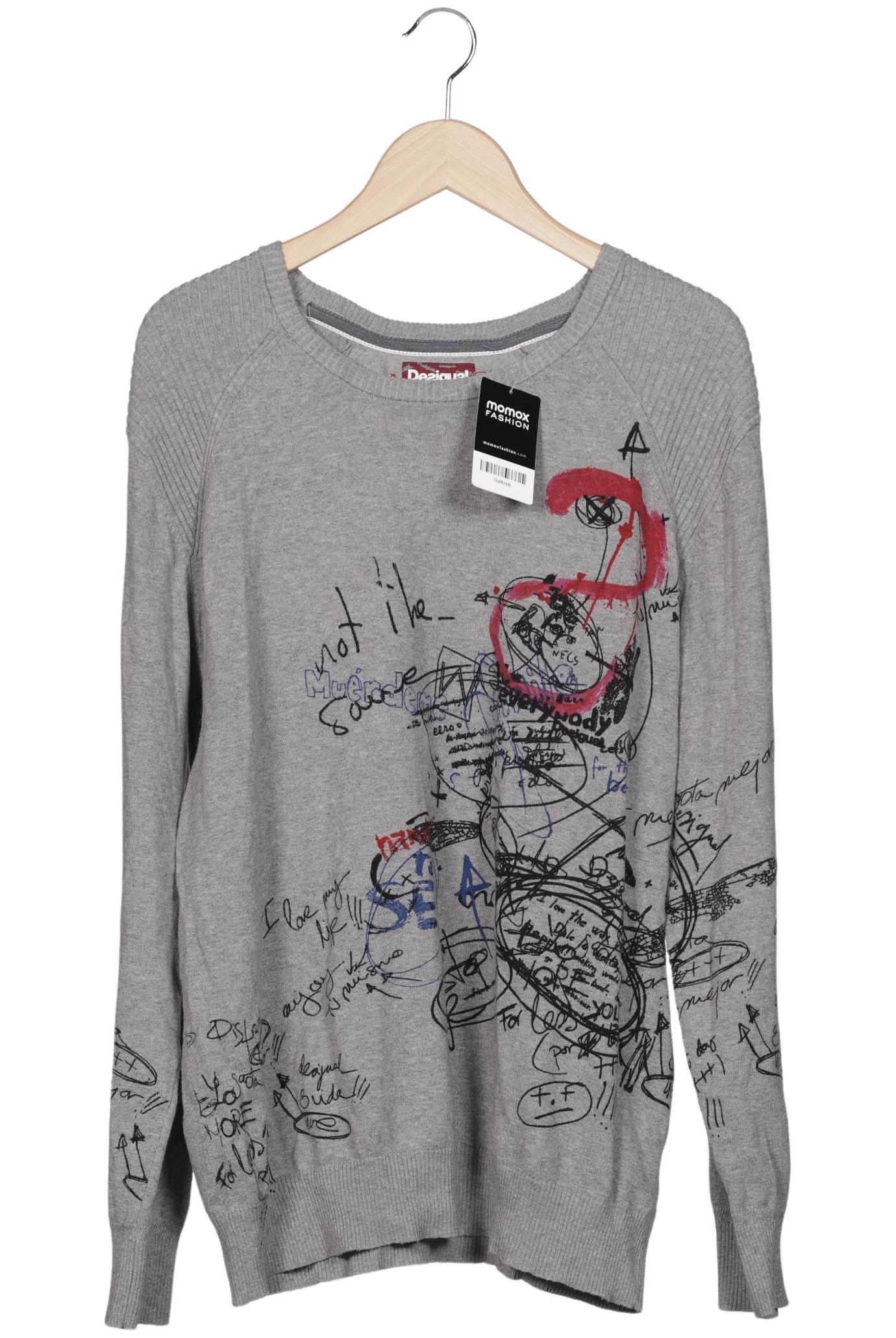 

Desigual Herren Pullover, grau, Gr. 54