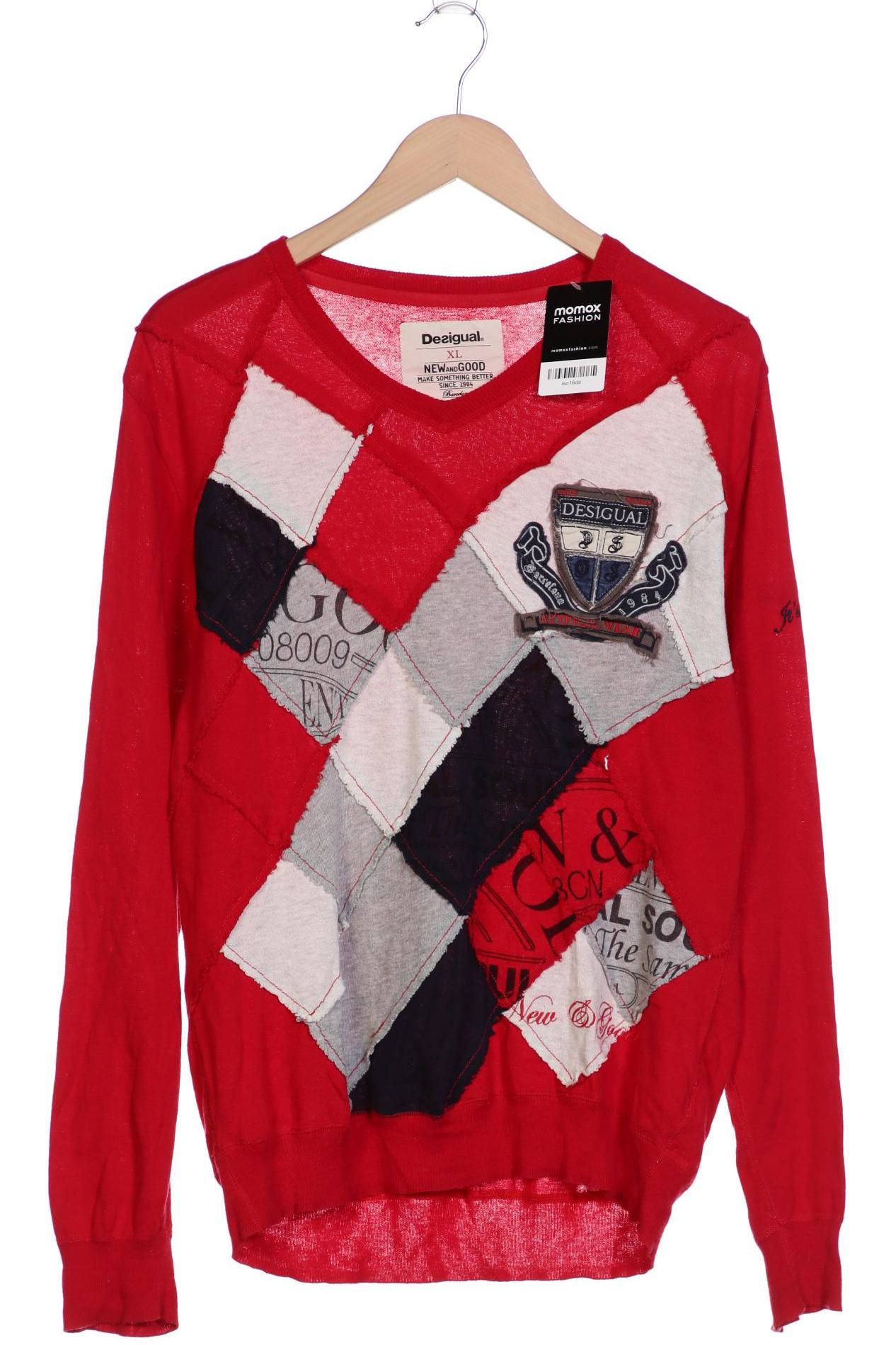 

Desigual Herren Pullover, rot, Gr. 54