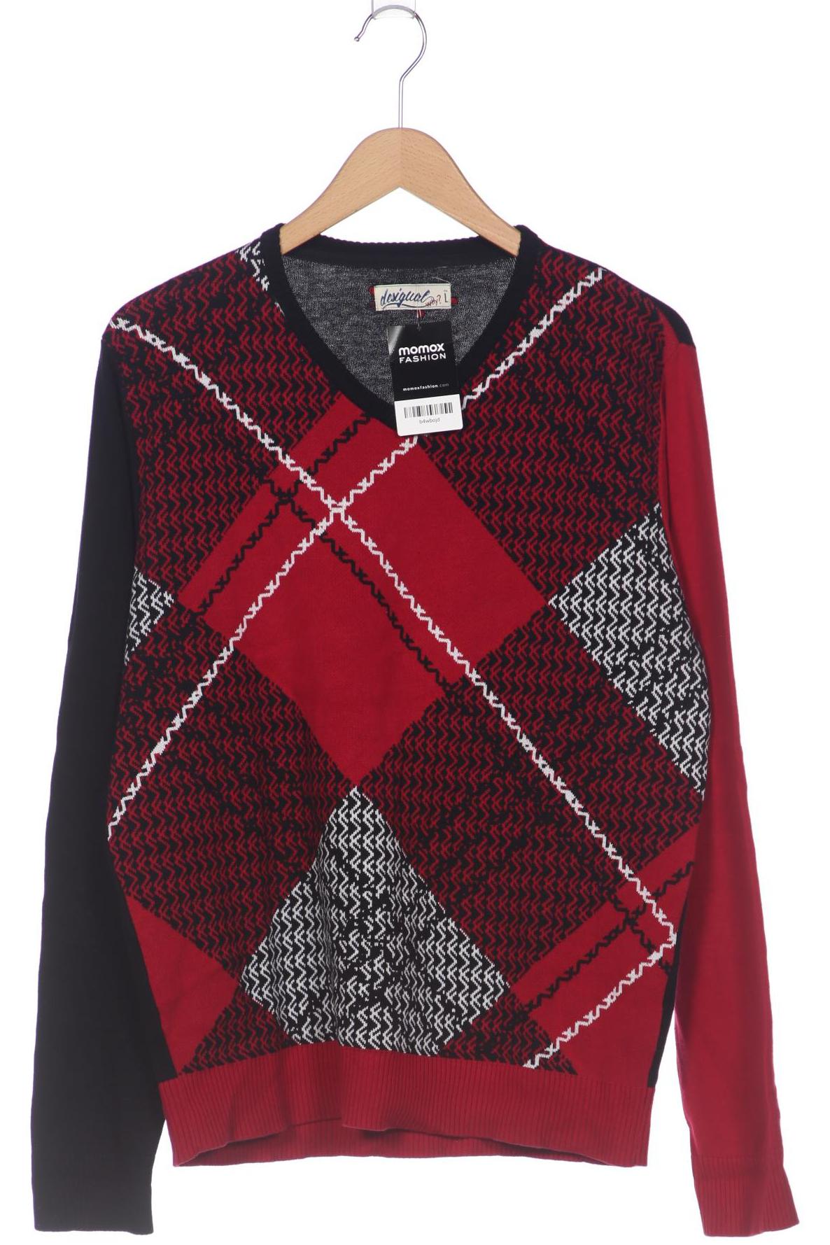 

Desigual Herren Pullover, bordeaux, Gr. 52