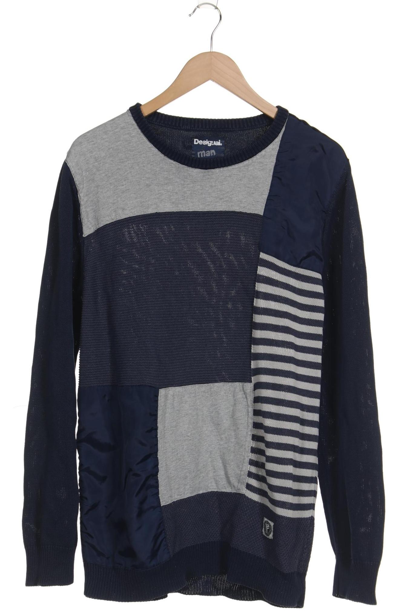 

Desigual Herren Pullover, marineblau, Gr. 54