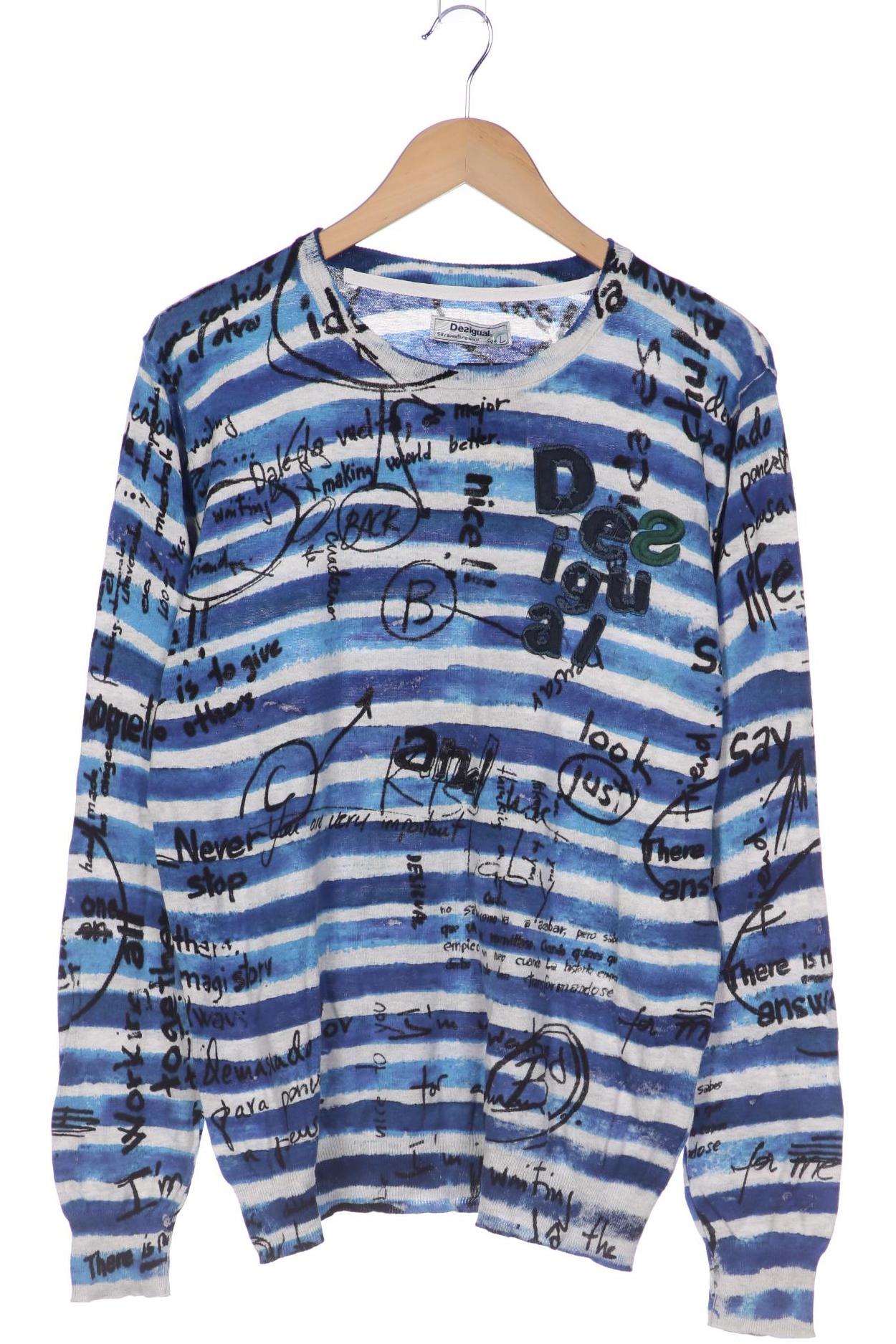 

Desigual Herren Pullover, blau, Gr. 52