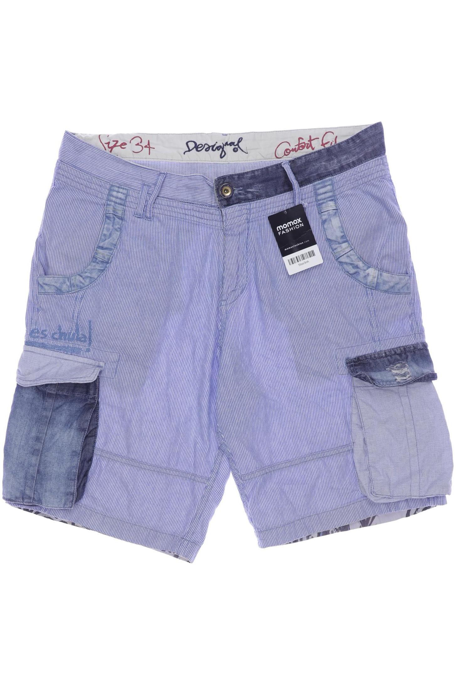 

Desigual Herren Shorts, blau, Gr. 37