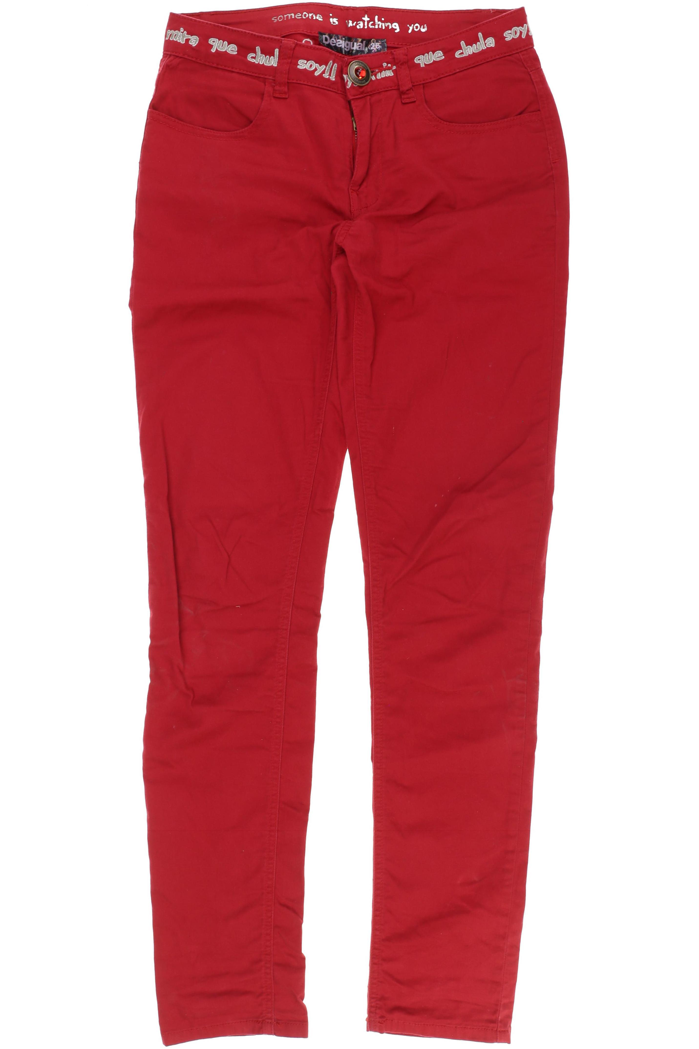

Desigual Herren Stoffhose, rot, Gr. 26