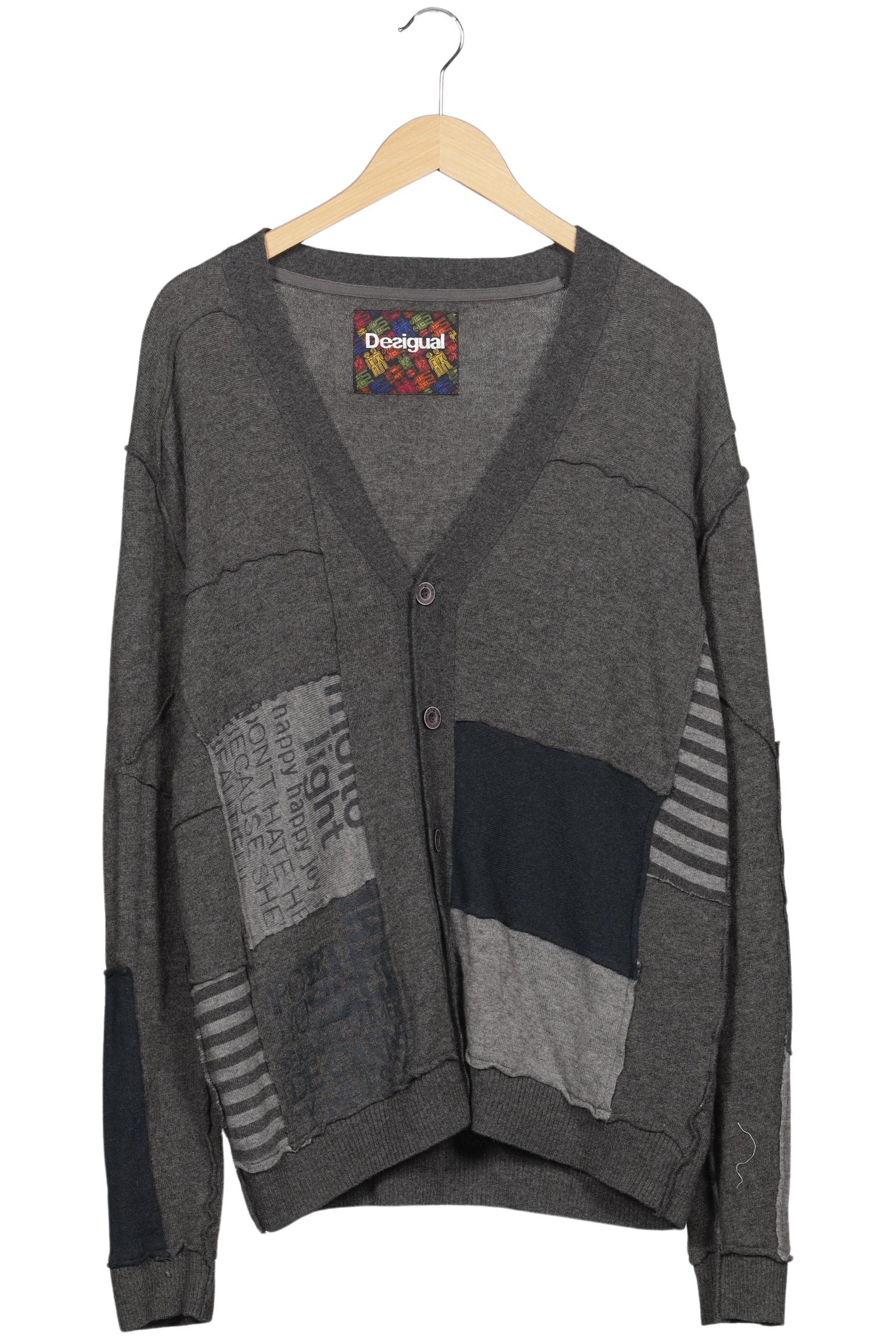 

Desigual Herren Strickjacke, grau, Gr. 54
