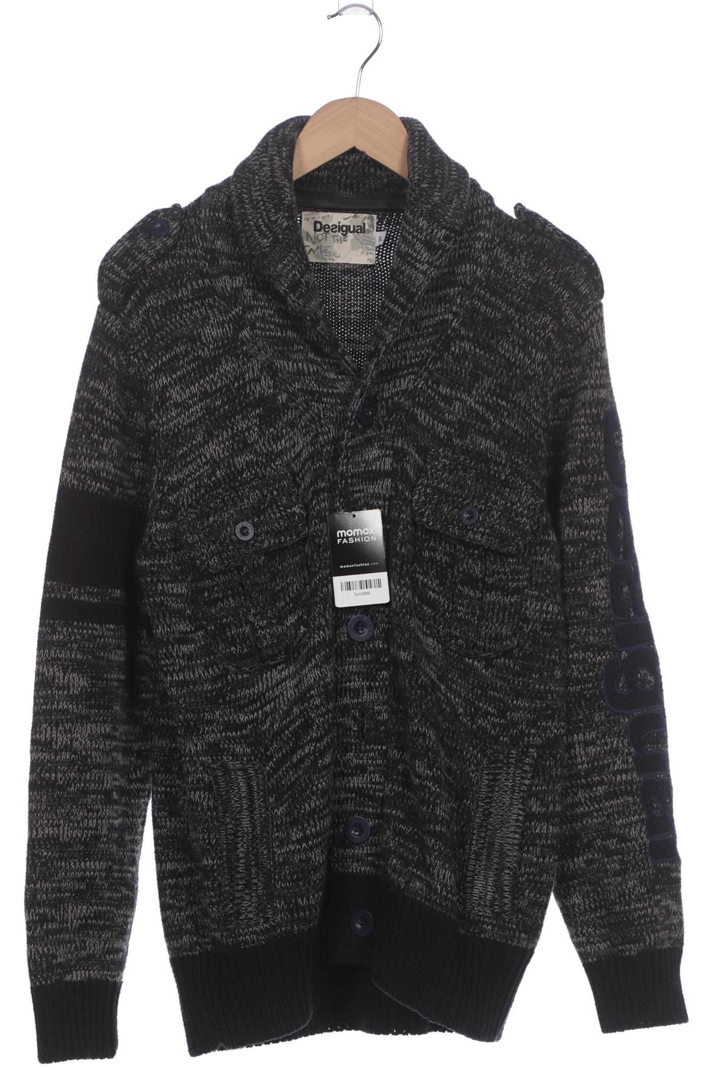 

Desigual Herren Strickjacke, marineblau, Gr. 54