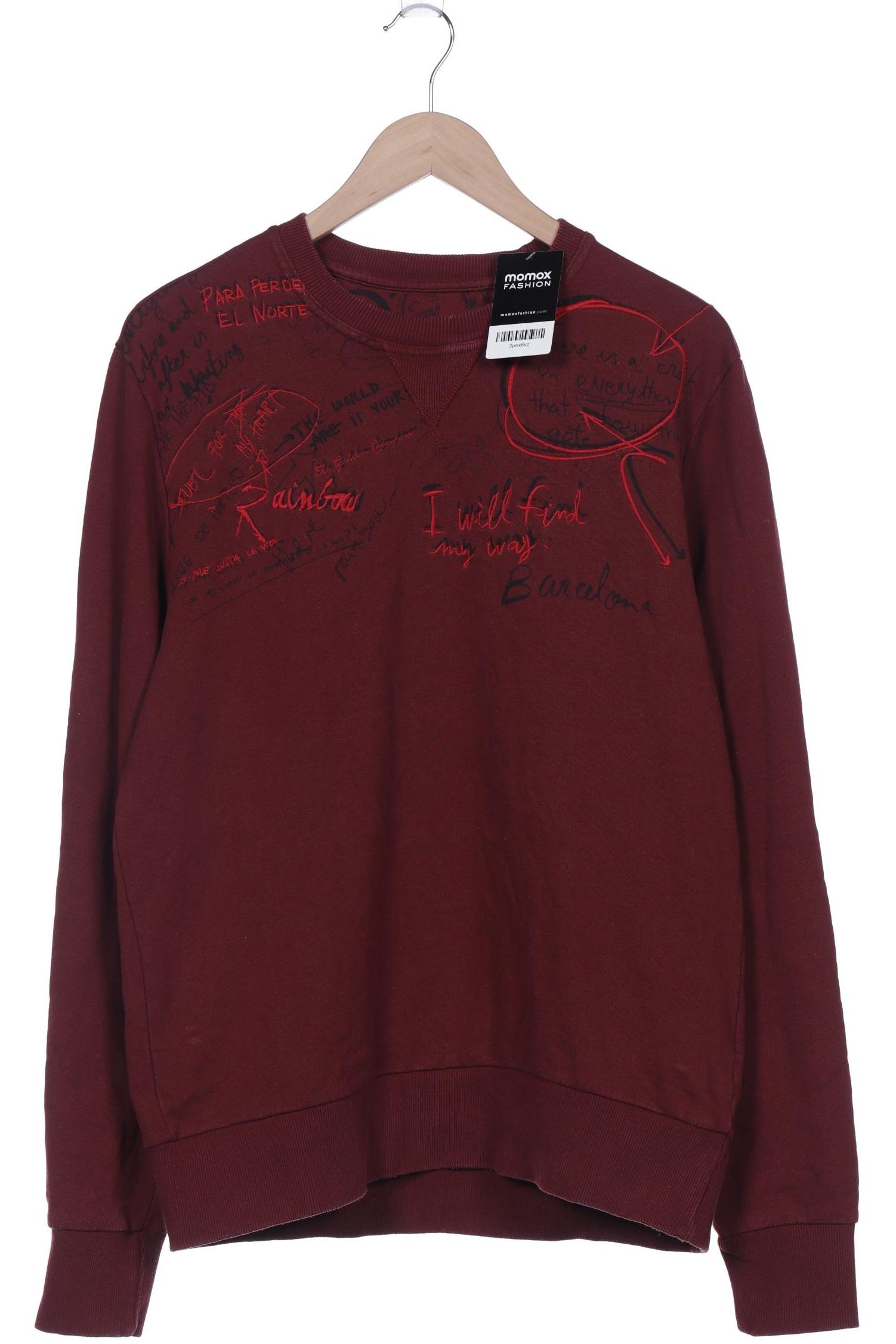 

Desigual Herren Sweatshirt, bordeaux, Gr. 52