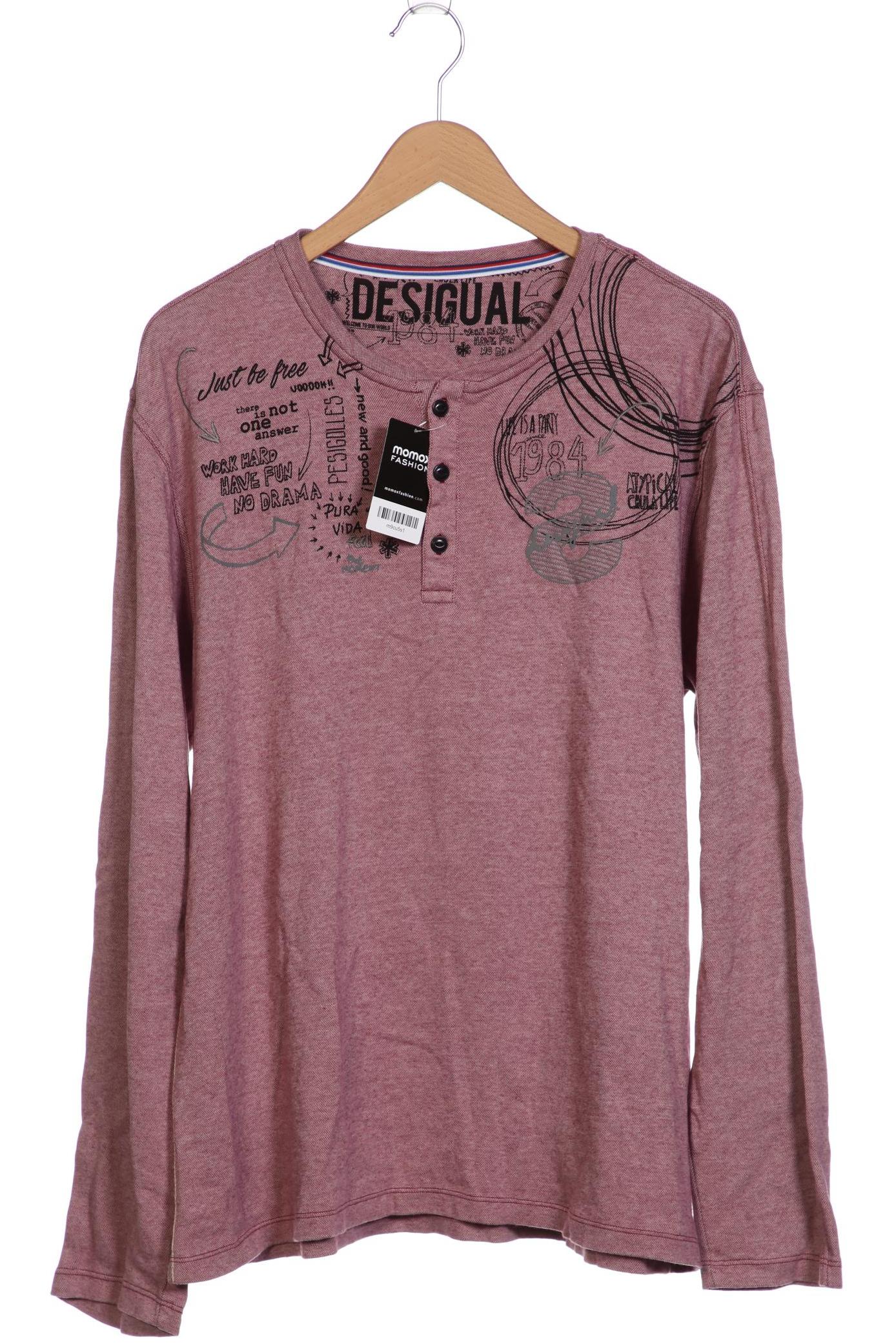 

Desigual Herren Sweatshirt, pink, Gr. 56