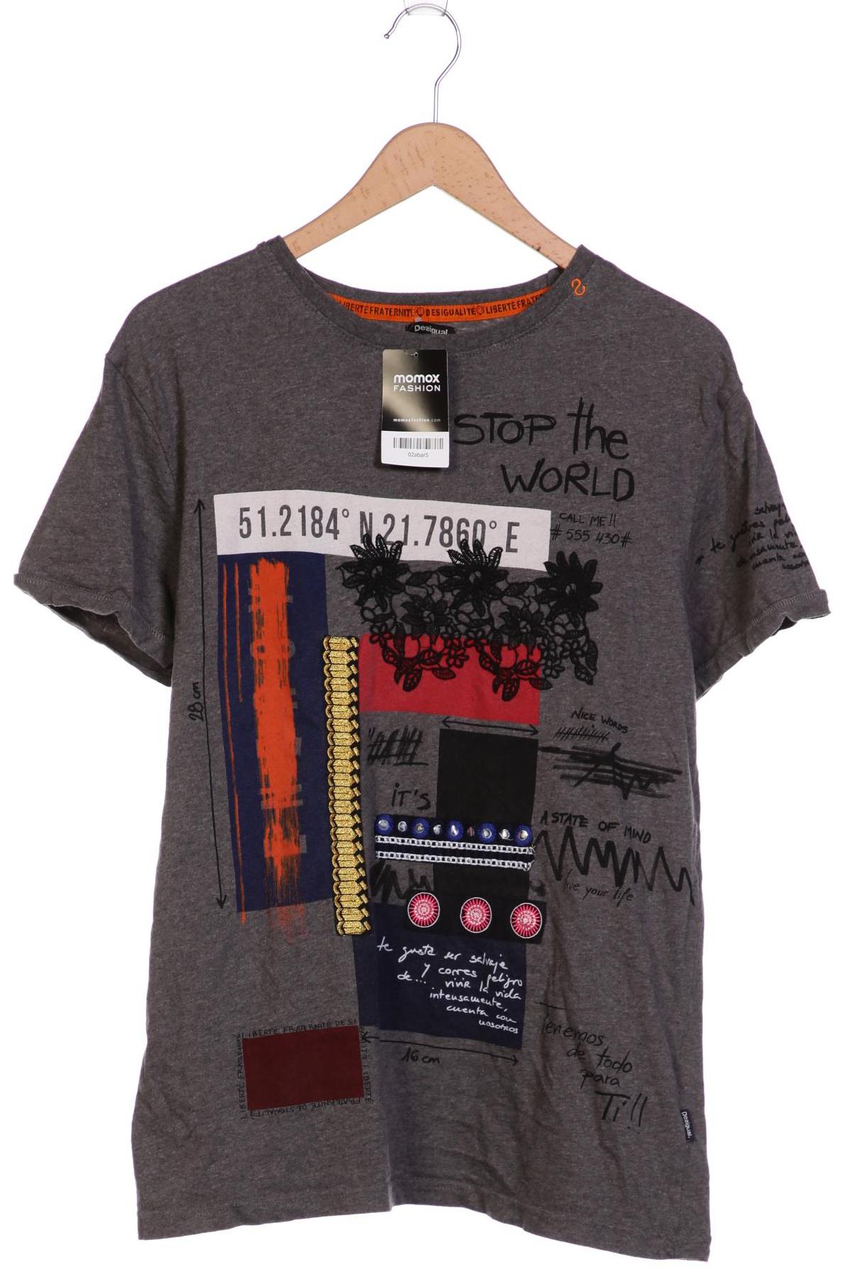 

Desigual Herren T-Shirt, grau, Gr. 52
