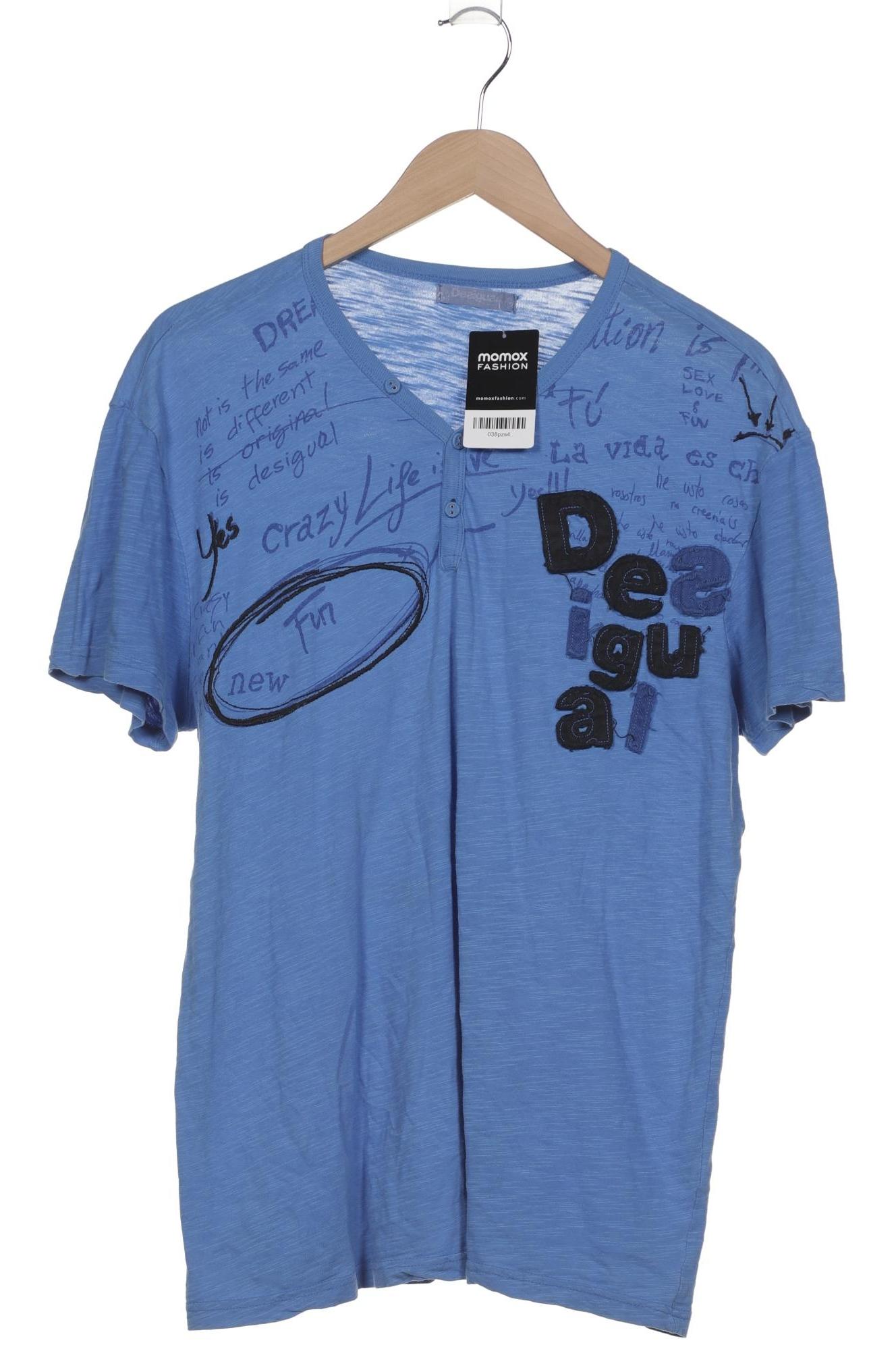 

Desigual Herren T-Shirt, blau, Gr. 54