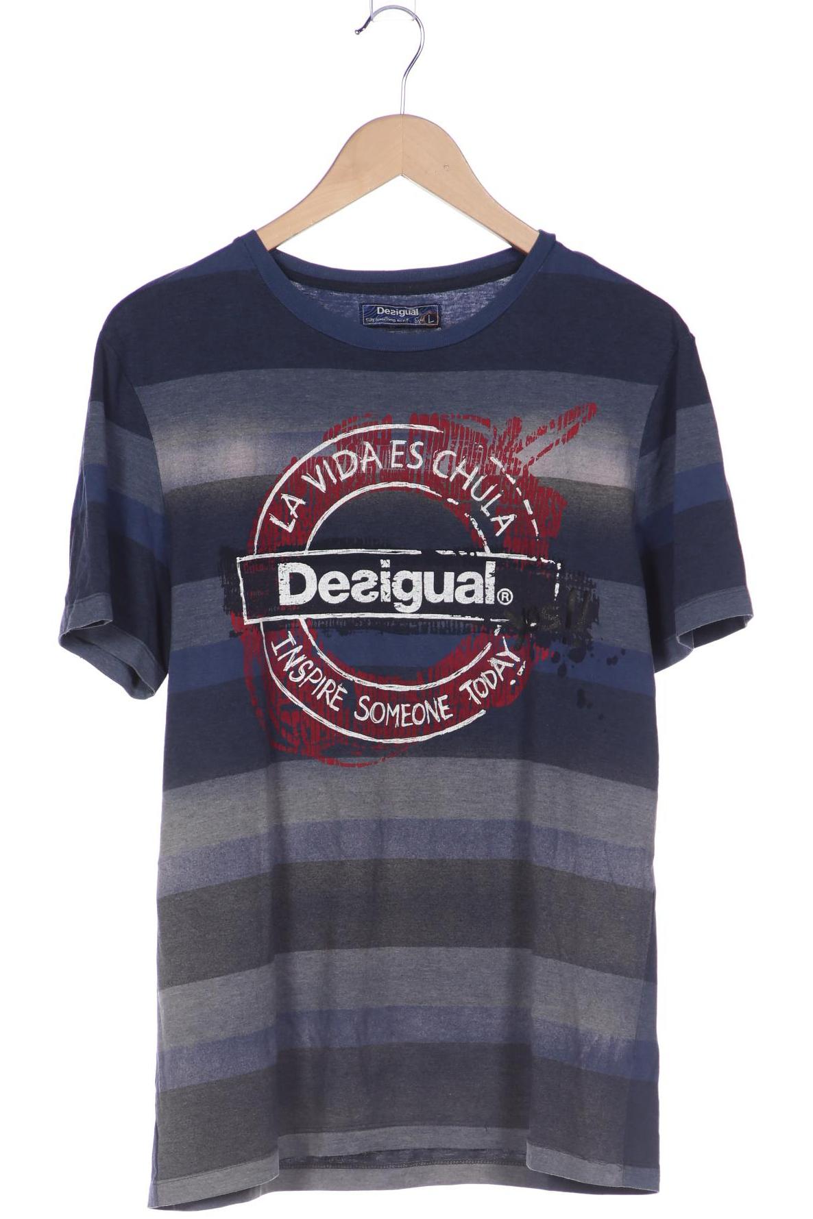 

Desigual Herren T-Shirt, blau, Gr. 52