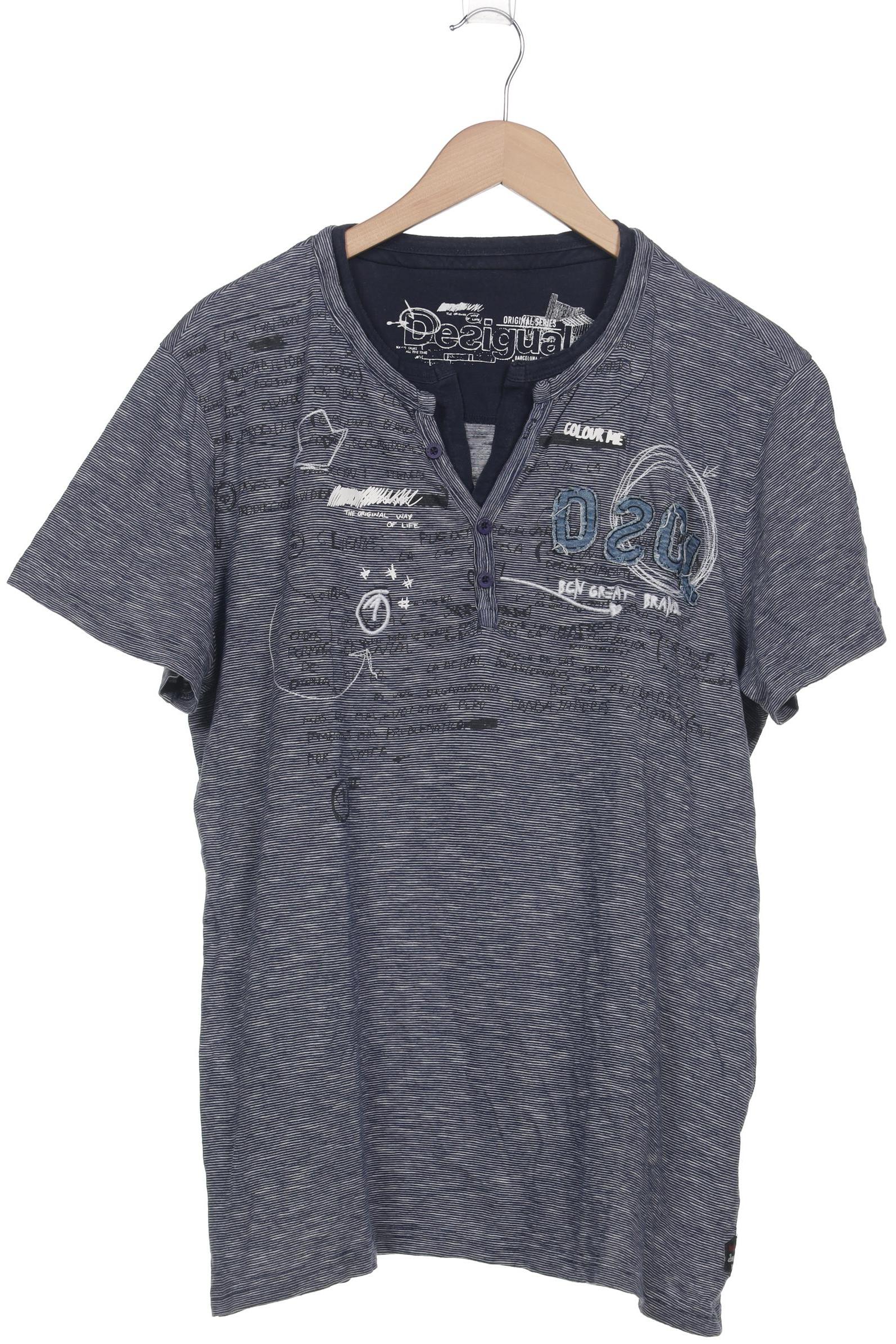

Desigual Herren T-Shirt, marineblau, Gr. 54