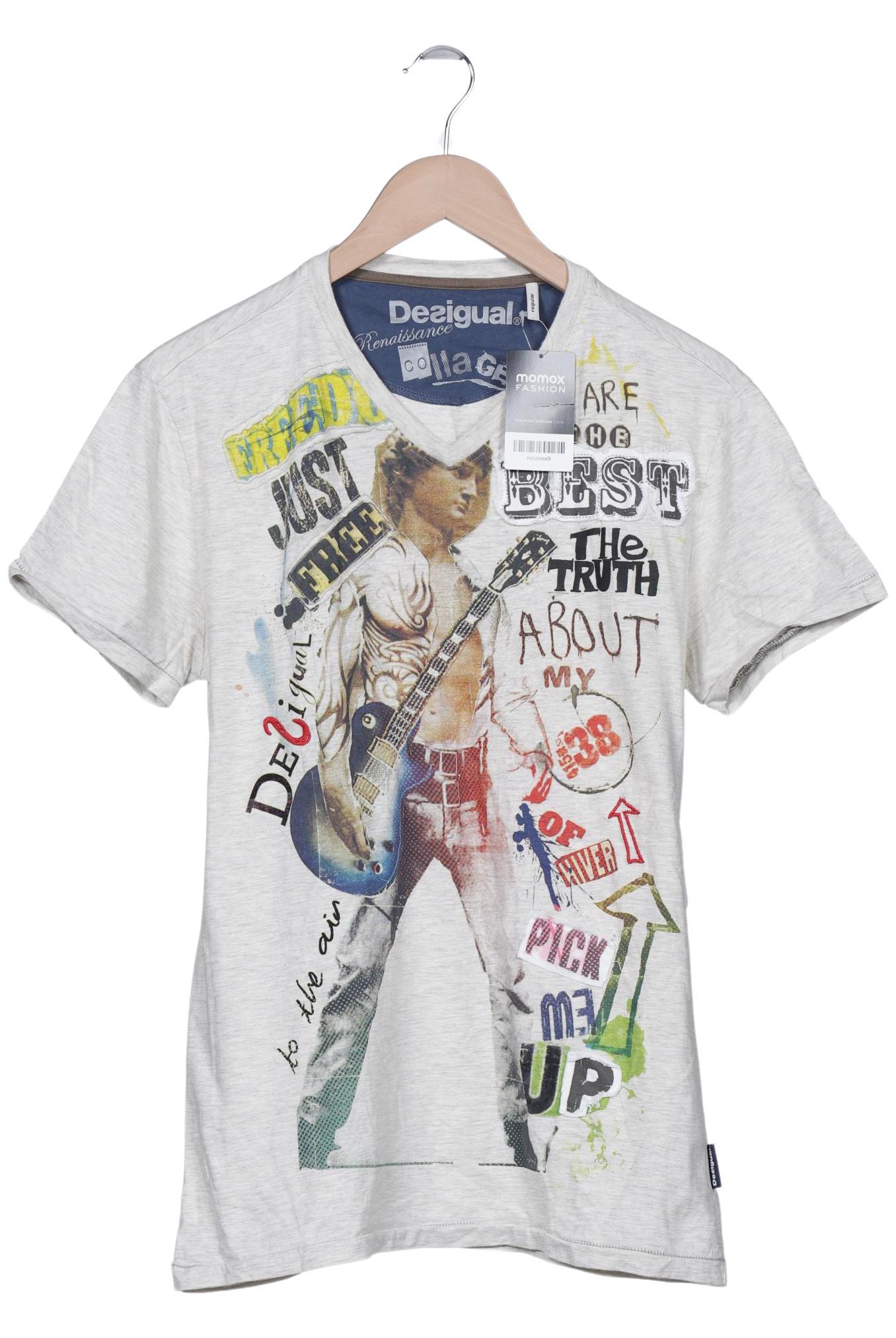 

Desigual Herren T-Shirt, grau, Gr. 52