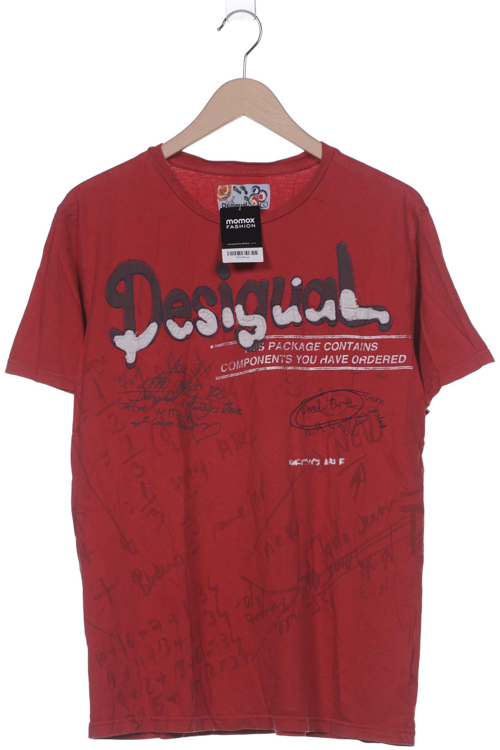 

Desigual Herren T-Shirt, rot, Gr. 54