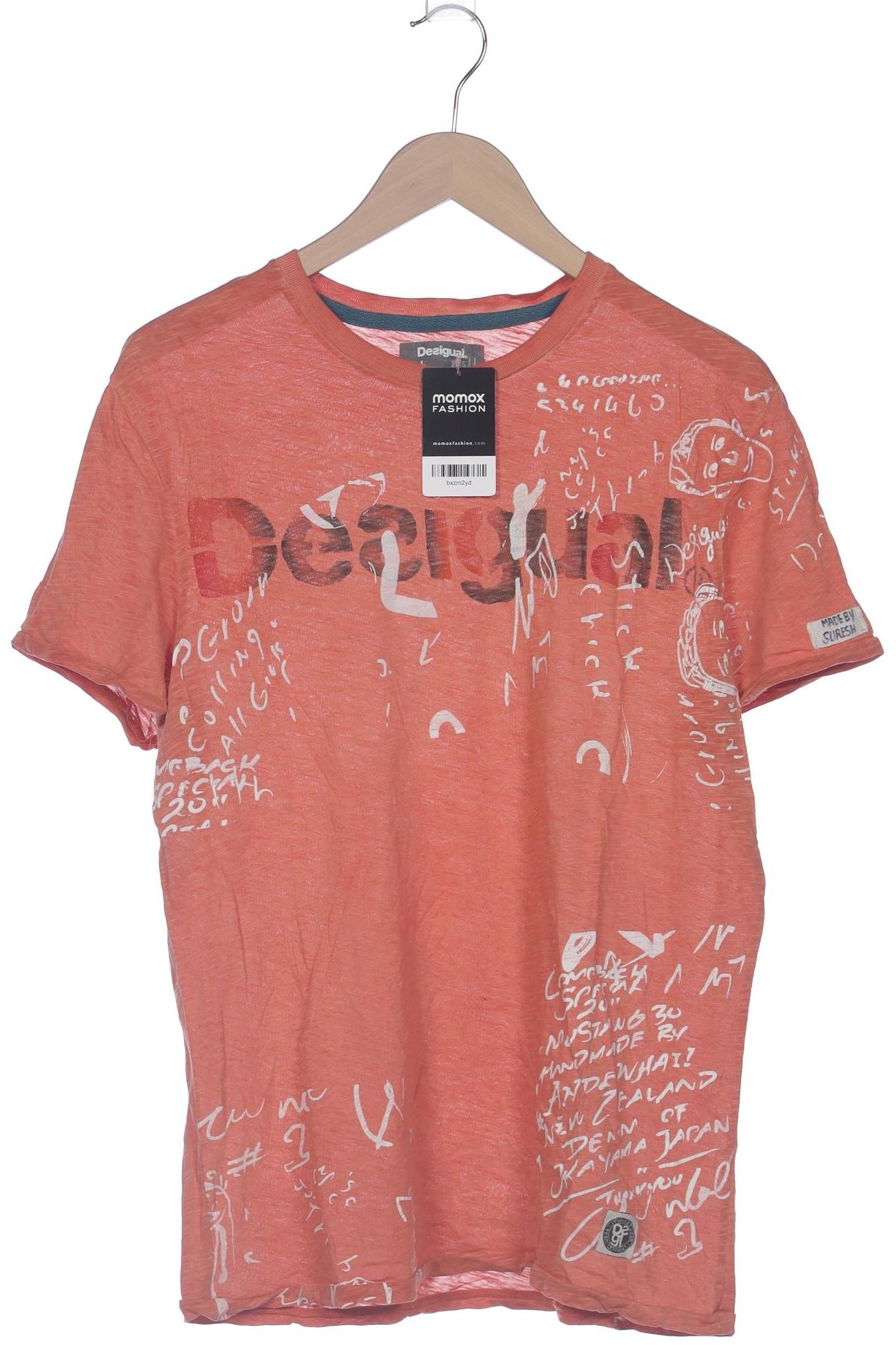 

Desigual Herren T-Shirt, orange, Gr. 52