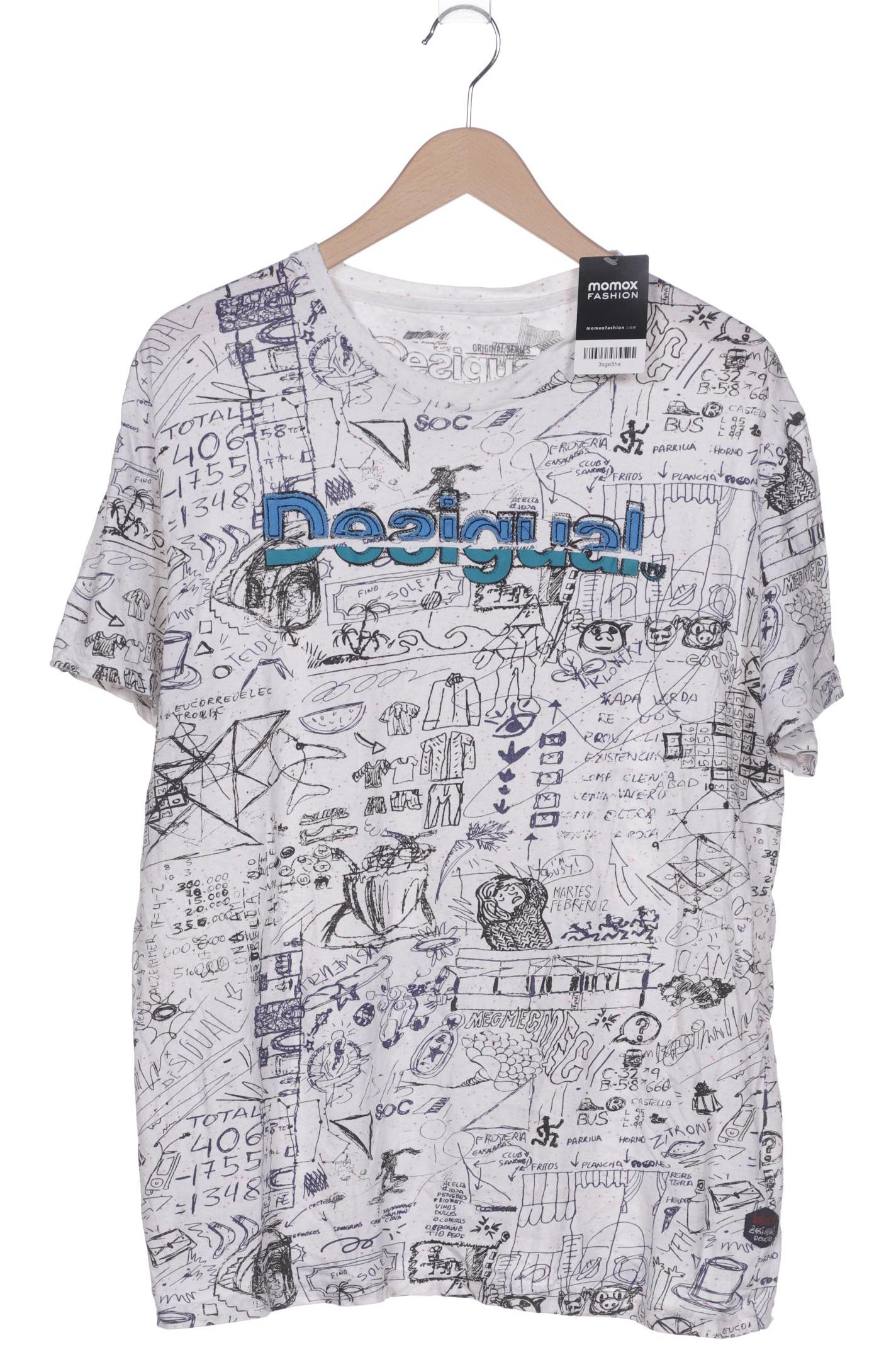 

Desigual Herren T-Shirt, weiß, Gr. 56