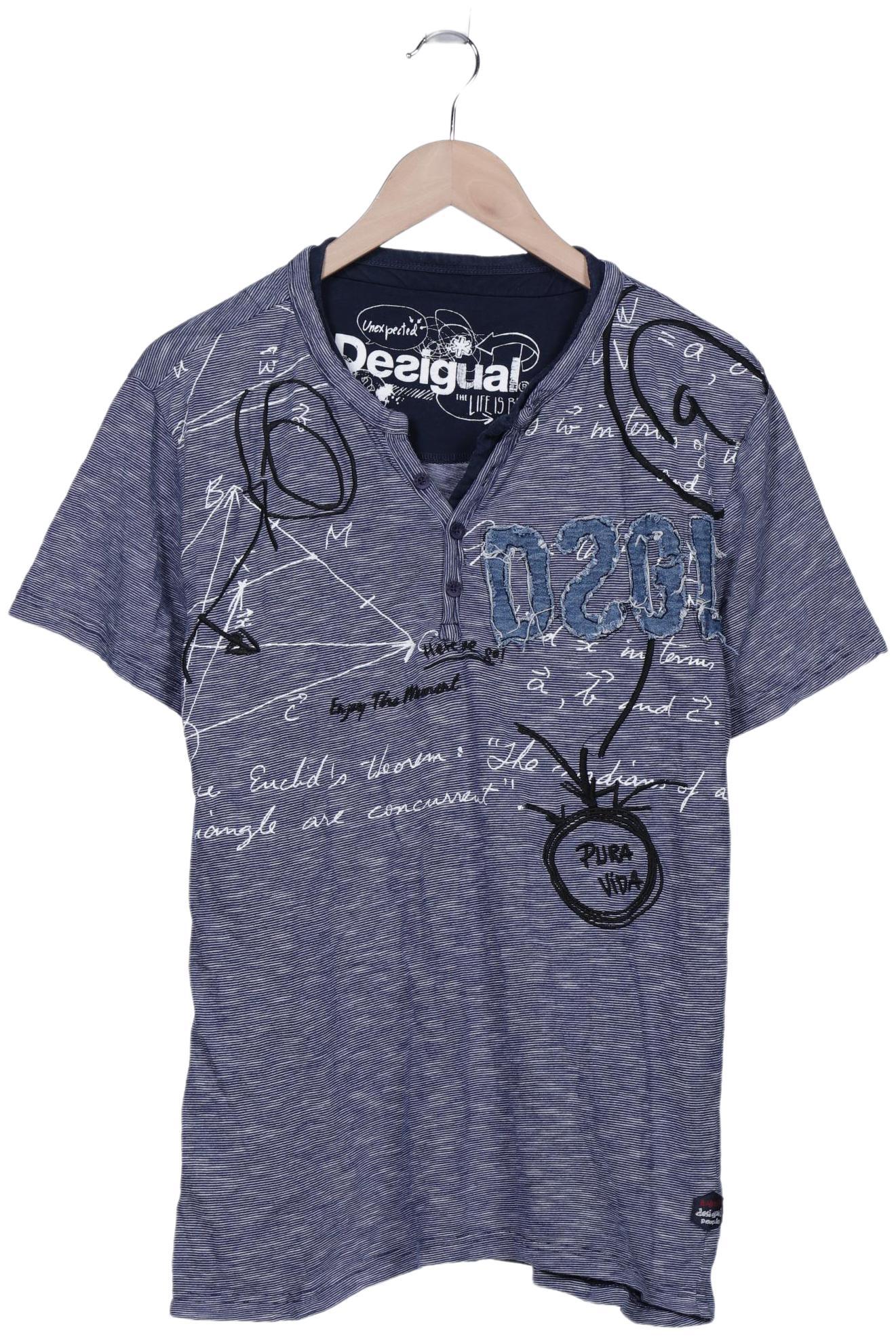

Desigual Herren T-Shirt, marineblau, Gr. 52