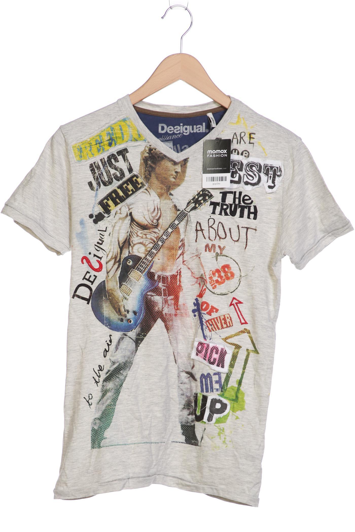

Desigual Herren T-Shirt, grau, Gr. 48