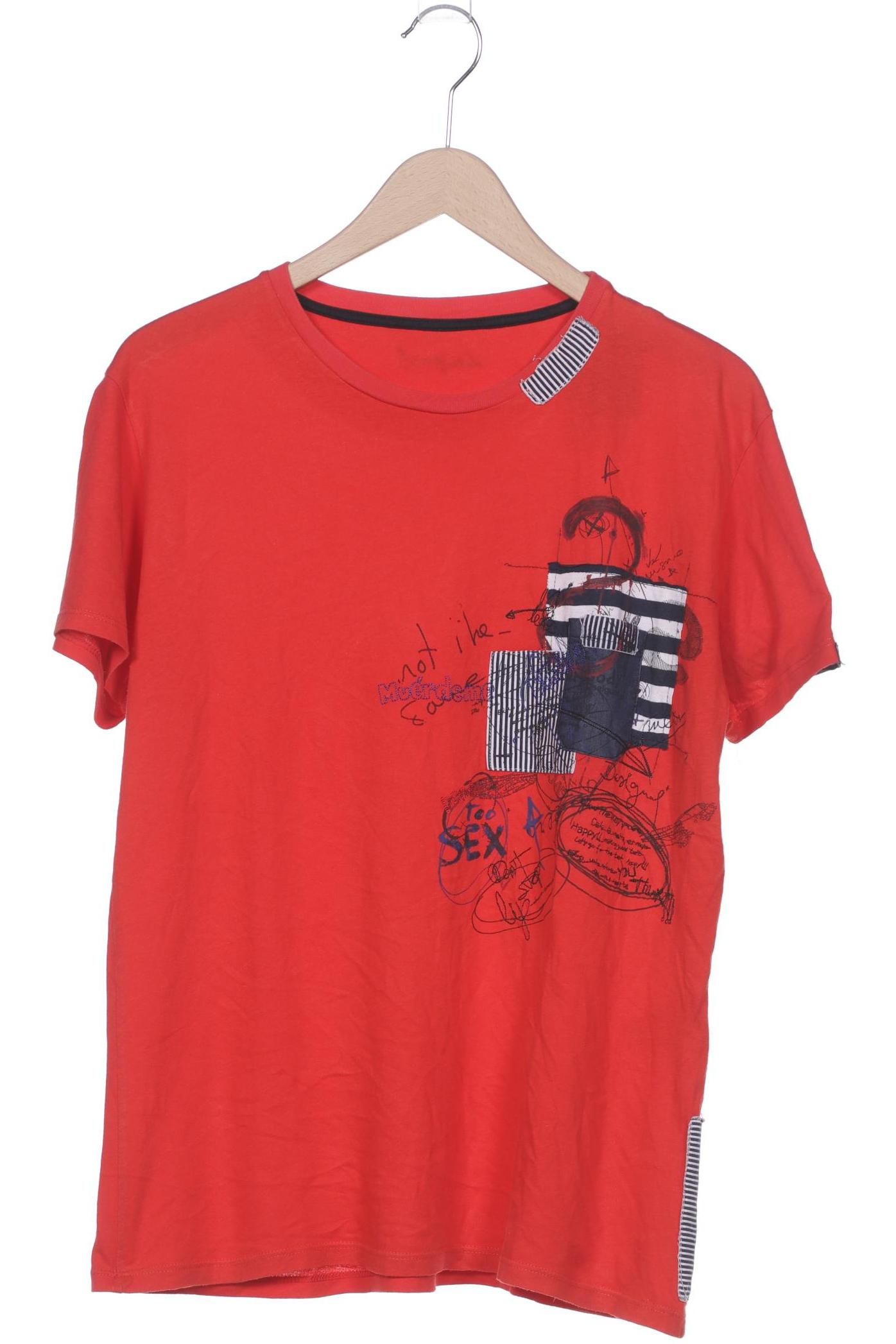 

Desigual Herren T-Shirt, rot, Gr. 54