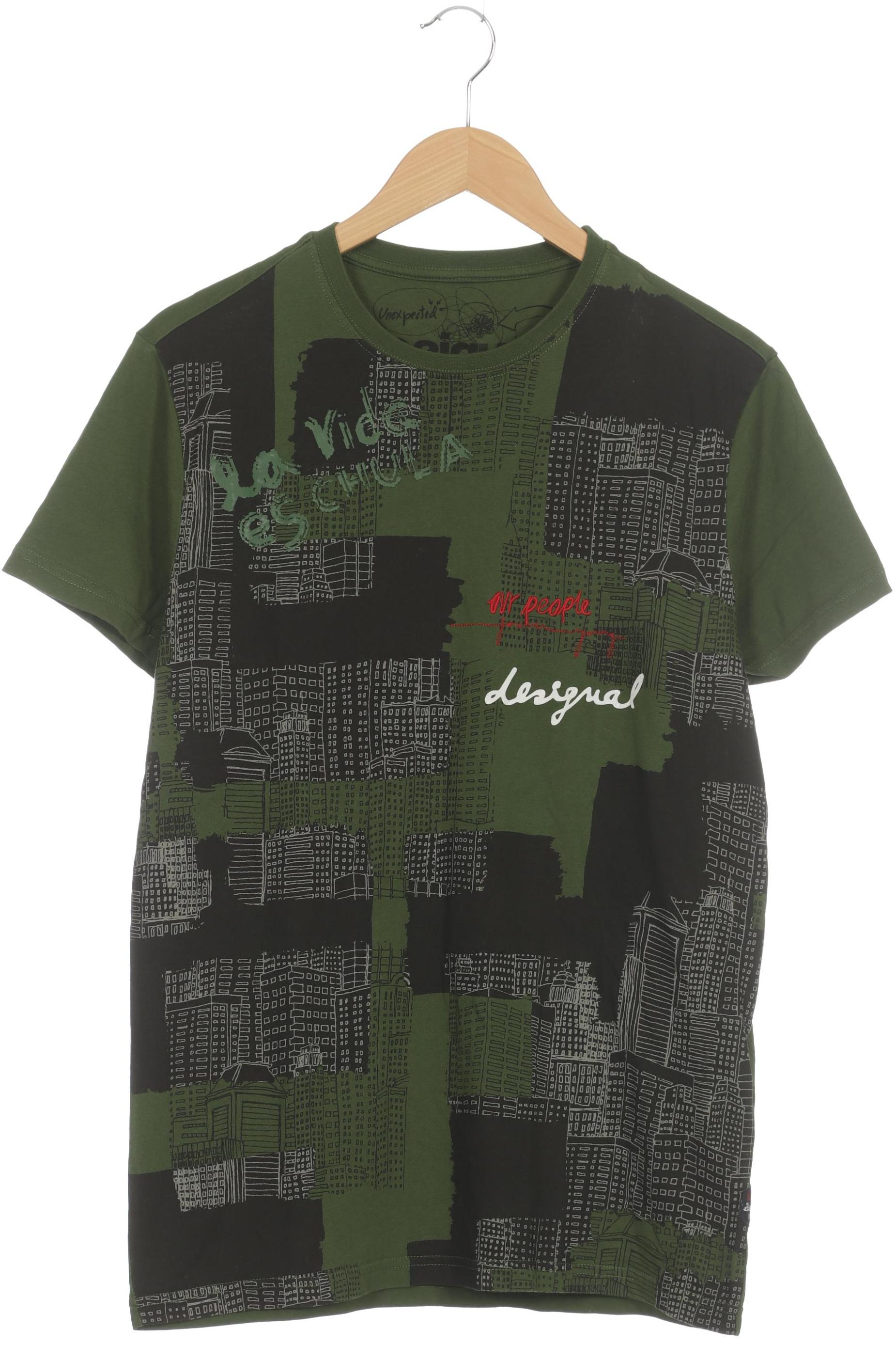

Desigual Herren T-Shirt, grün, Gr.