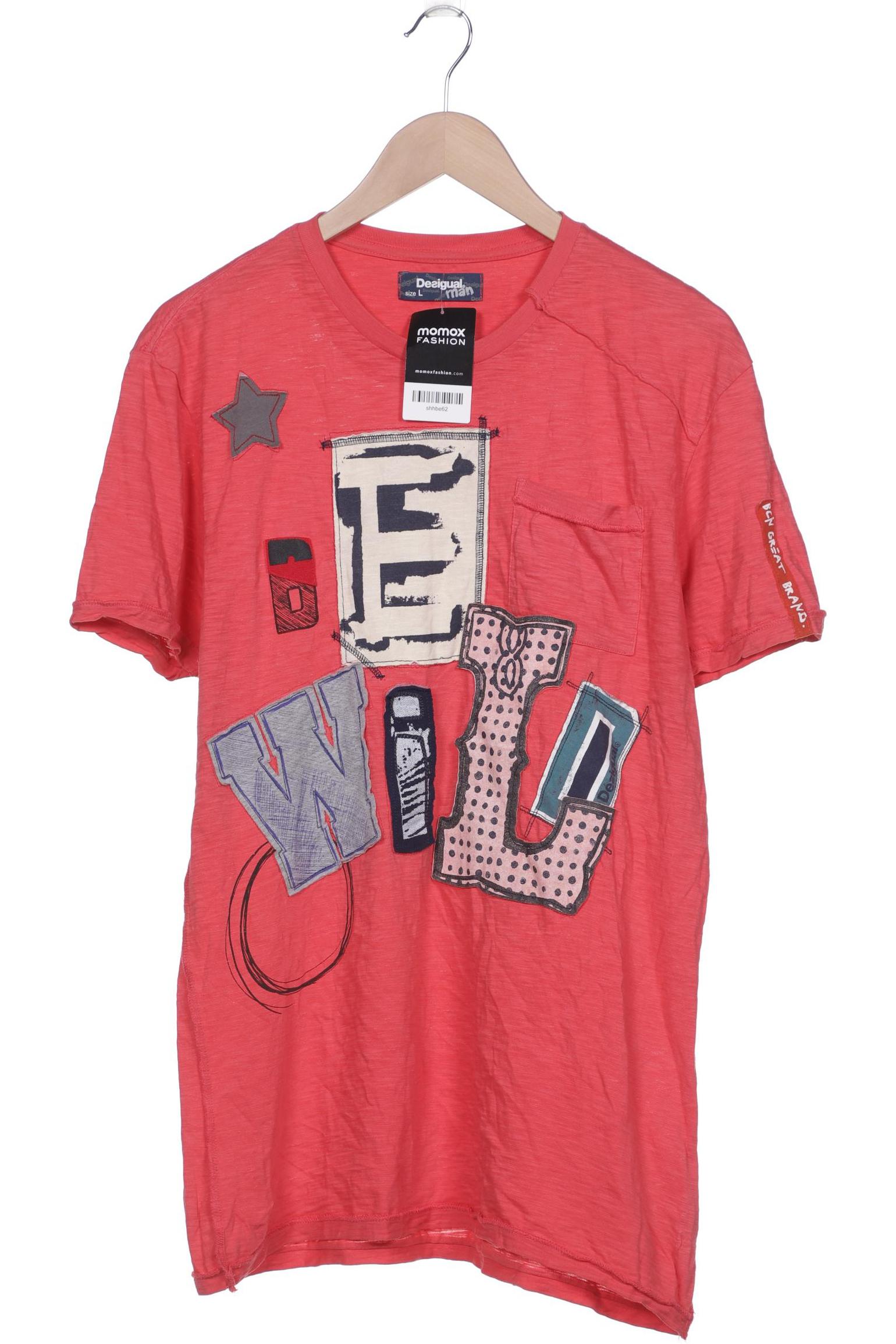 

Desigual Herren T-Shirt, rot, Gr. 52