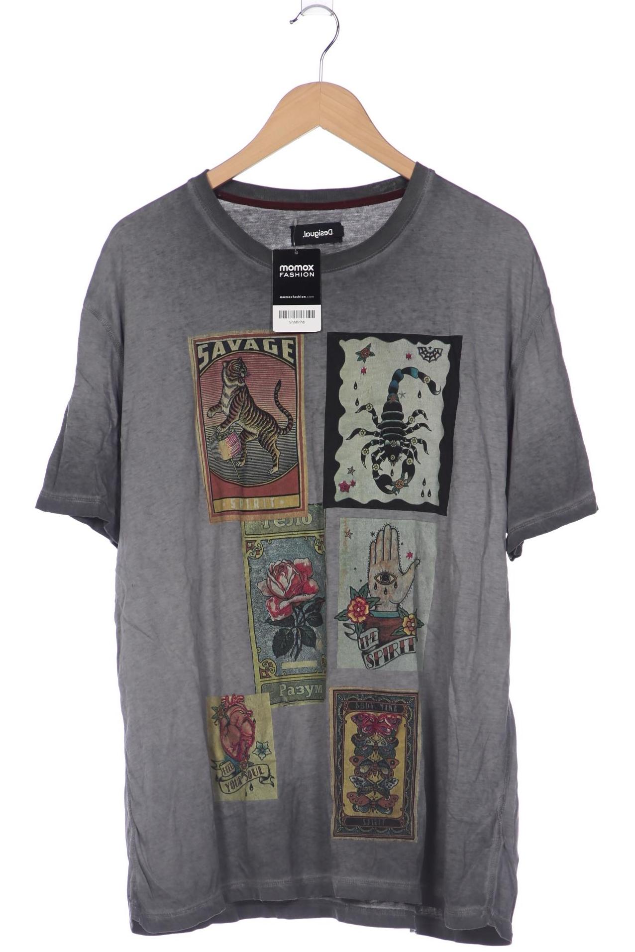 

Desigual Herren T-Shirt, grün, Gr. 56