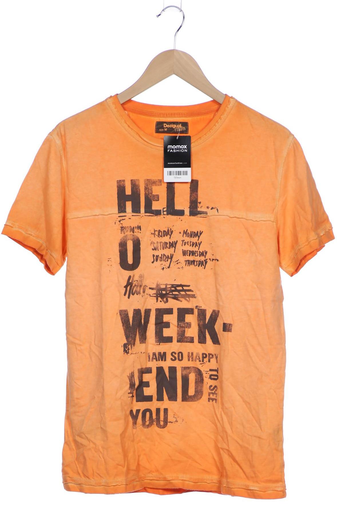 

Desigual Herren T-Shirt, orange, Gr. 48