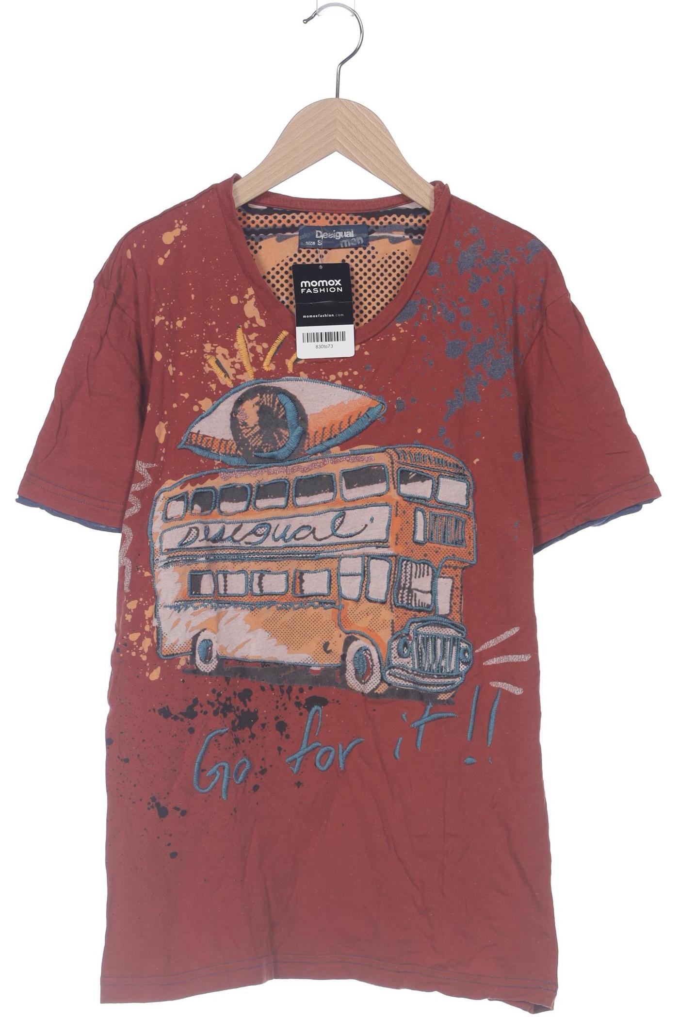 

Desigual Herren T-Shirt, braun, Gr. 46