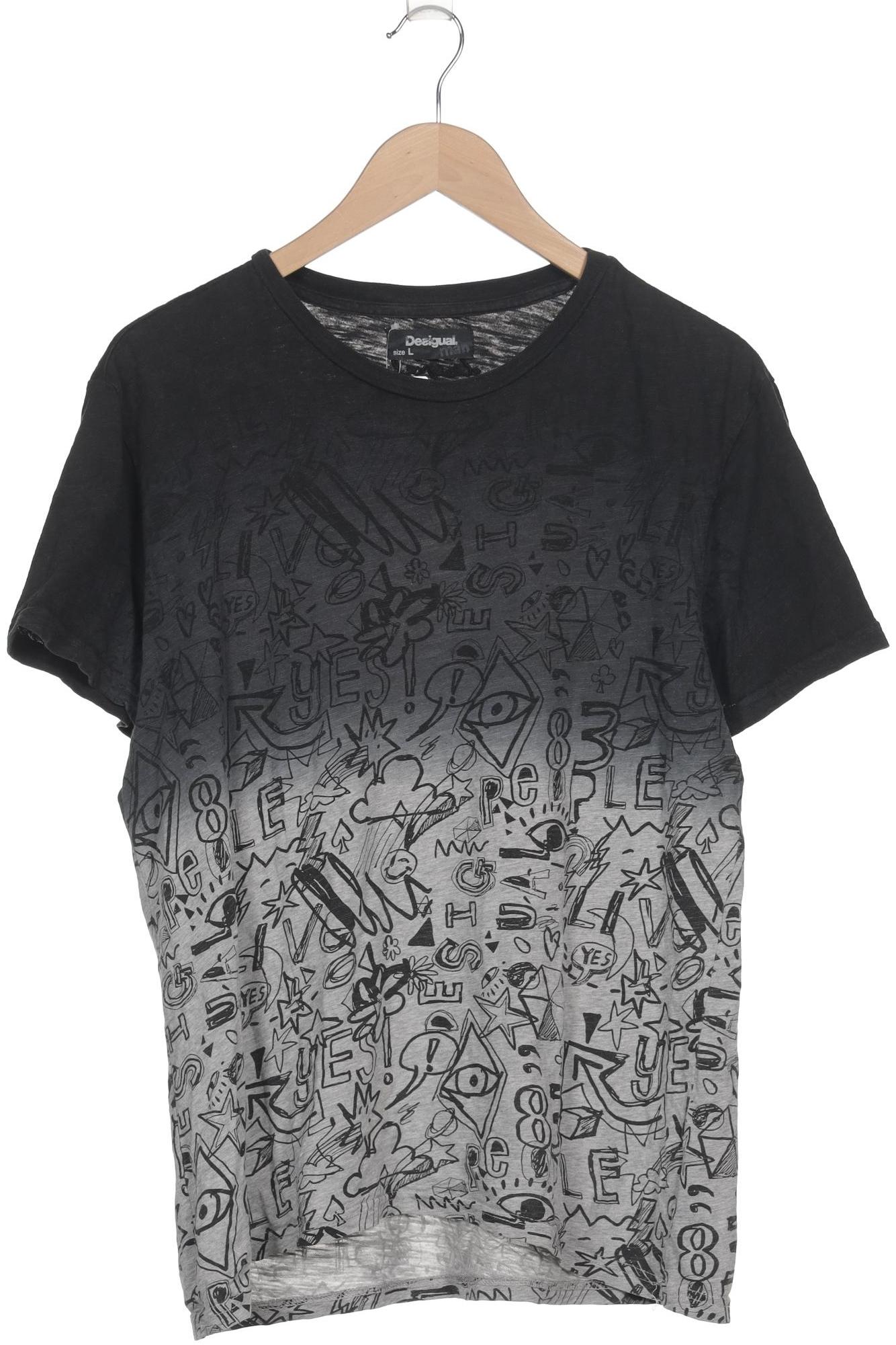 

Desigual Herren T-Shirt, grau, Gr. 52