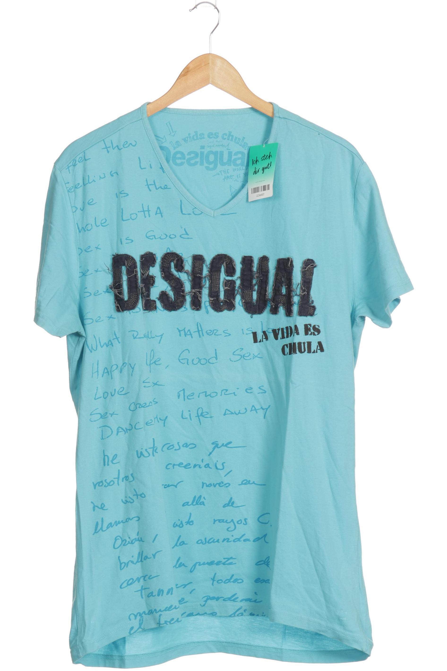 

Desigual Herren T-Shirt, blau, Gr.