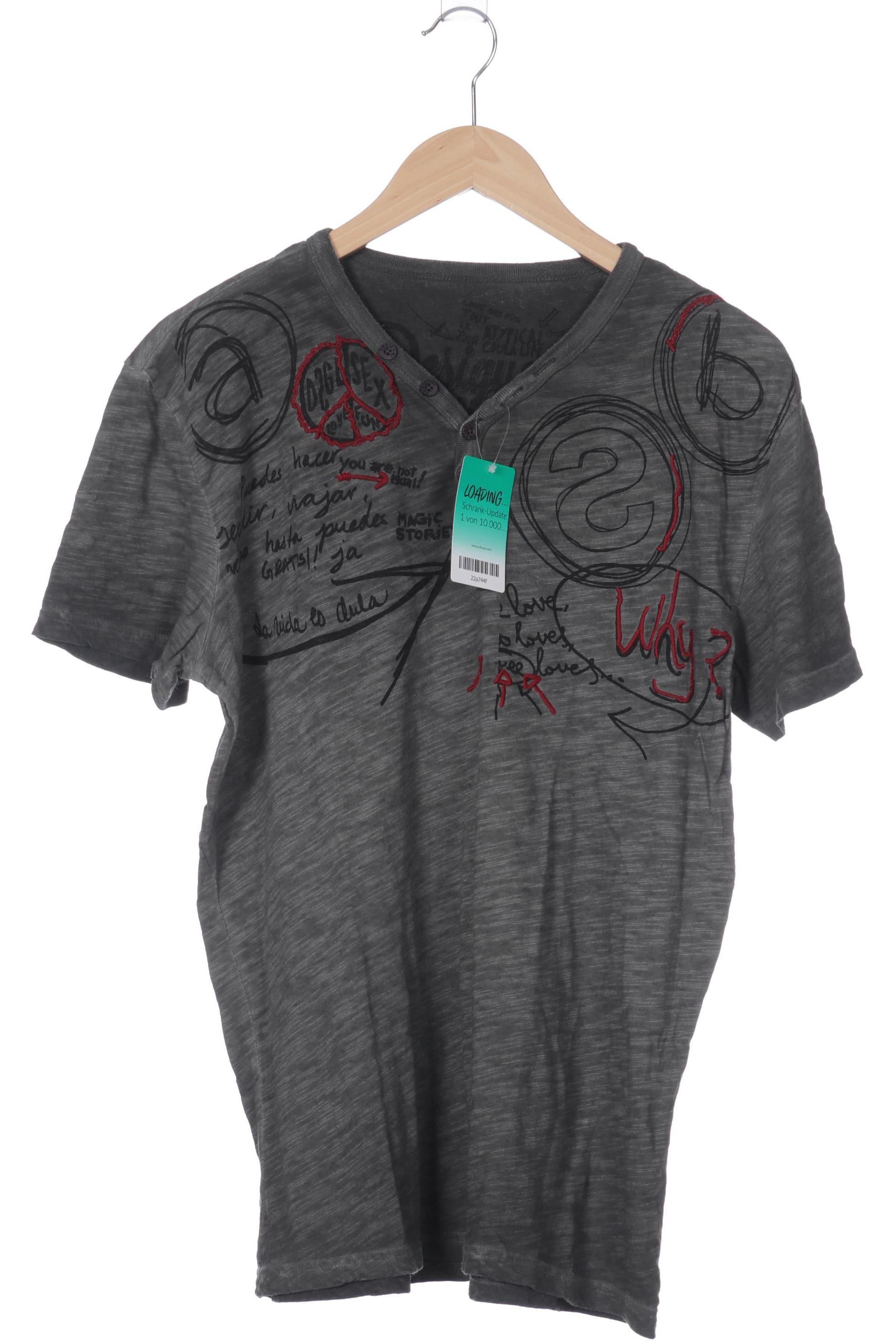 

Desigual Herren T-Shirt, grau, Gr.