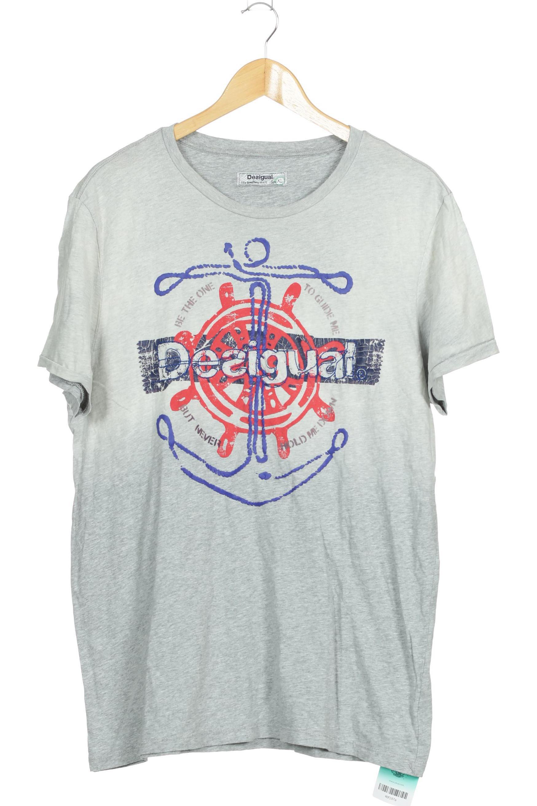 

Desigual Herren T-Shirt, grau, Gr.