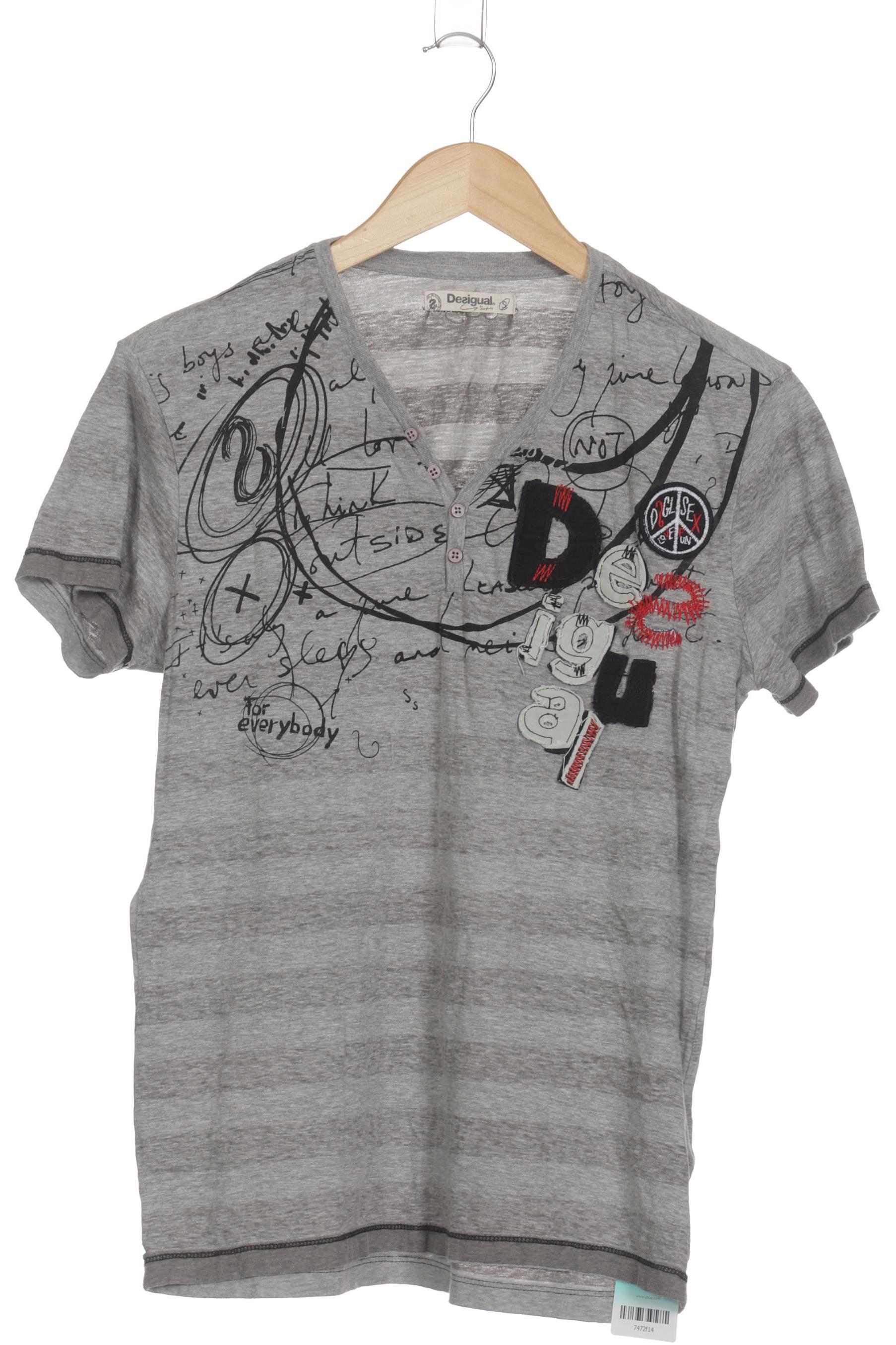 

Desigual Herren T-Shirt, grau, Gr.