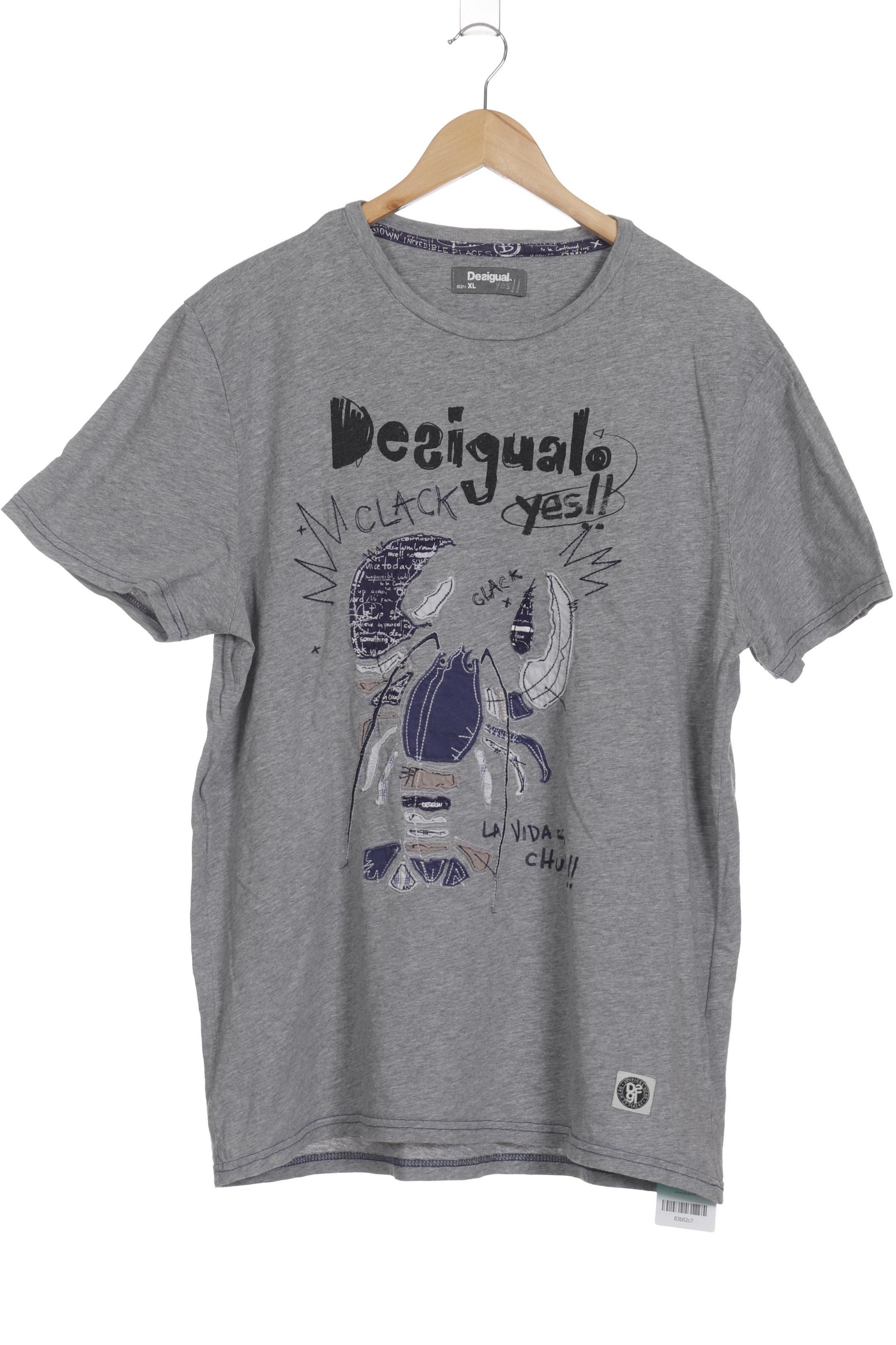 

Desigual Herren T-Shirt, grau, Gr.