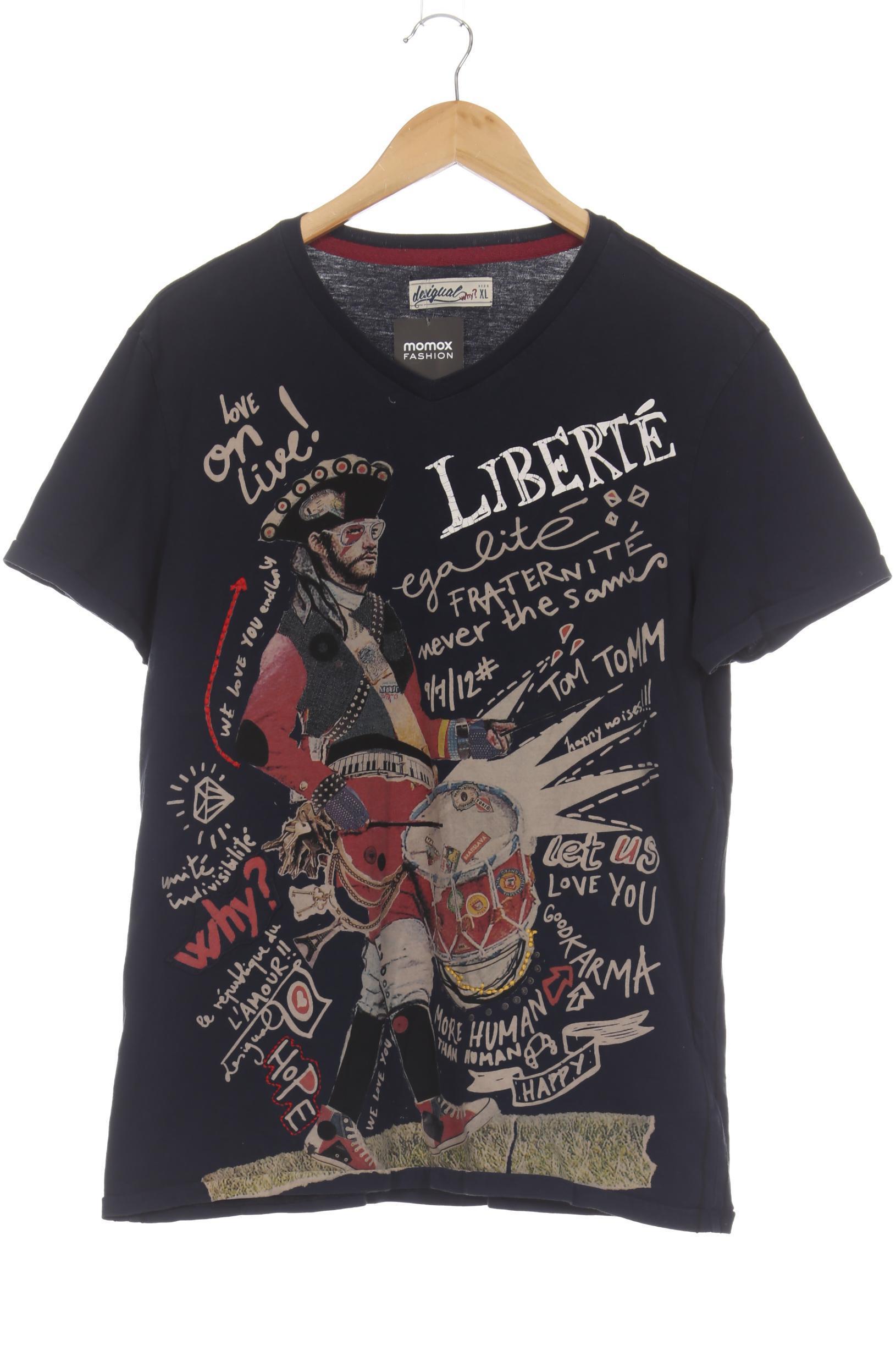 

Desigual Herren T-Shirt, blau, Gr.