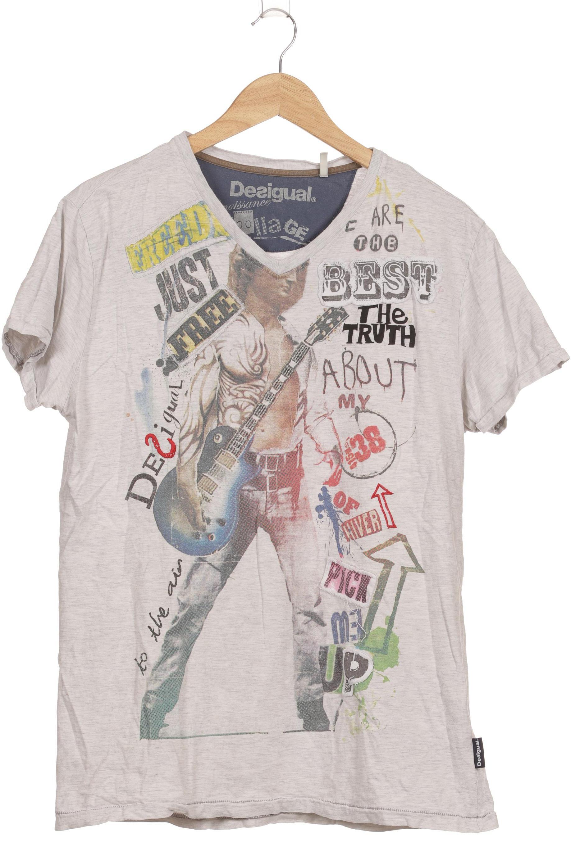 

Desigual Herren T-Shirt, grau, Gr.