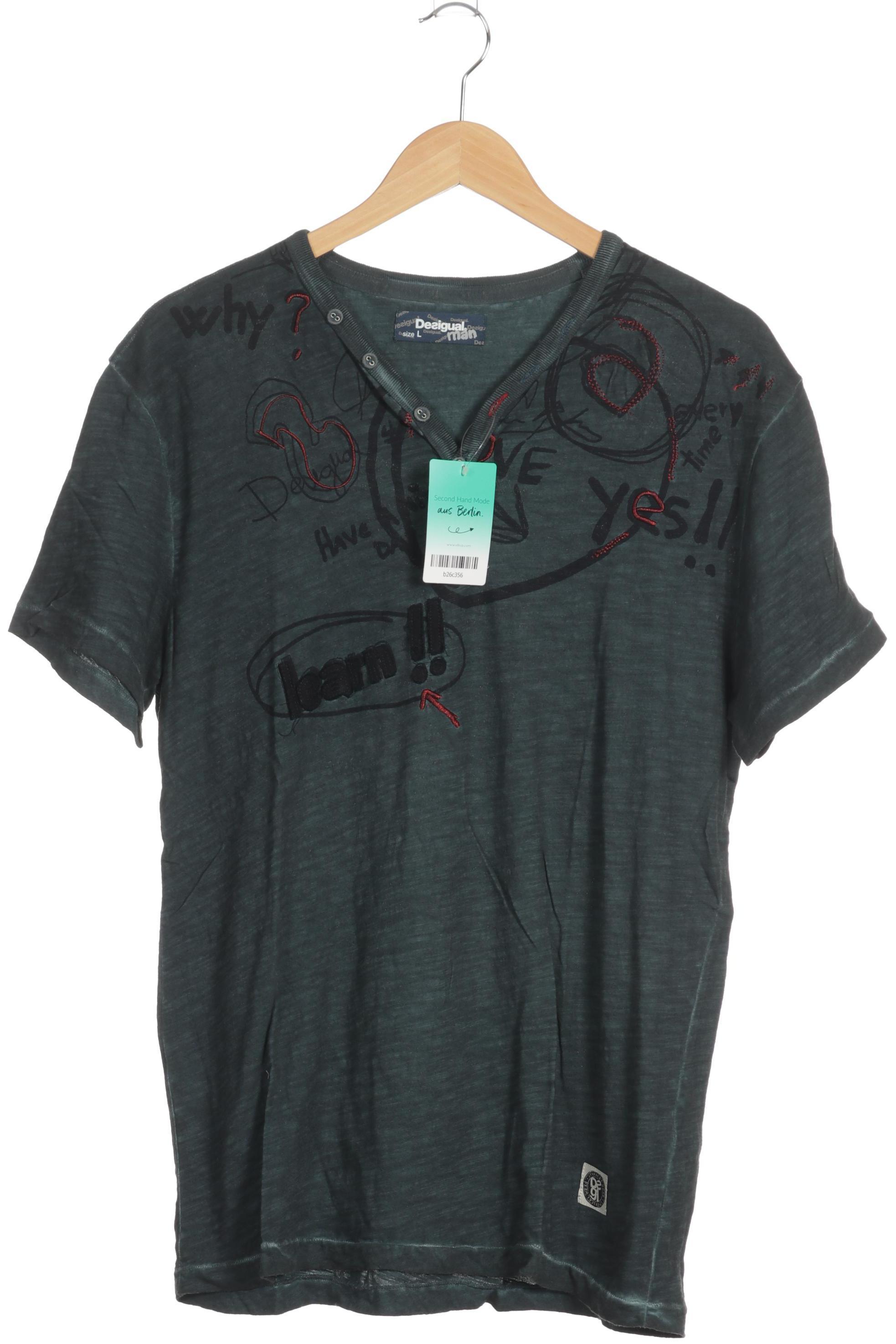 

Desigual Herren T-Shirt, blau, Gr.