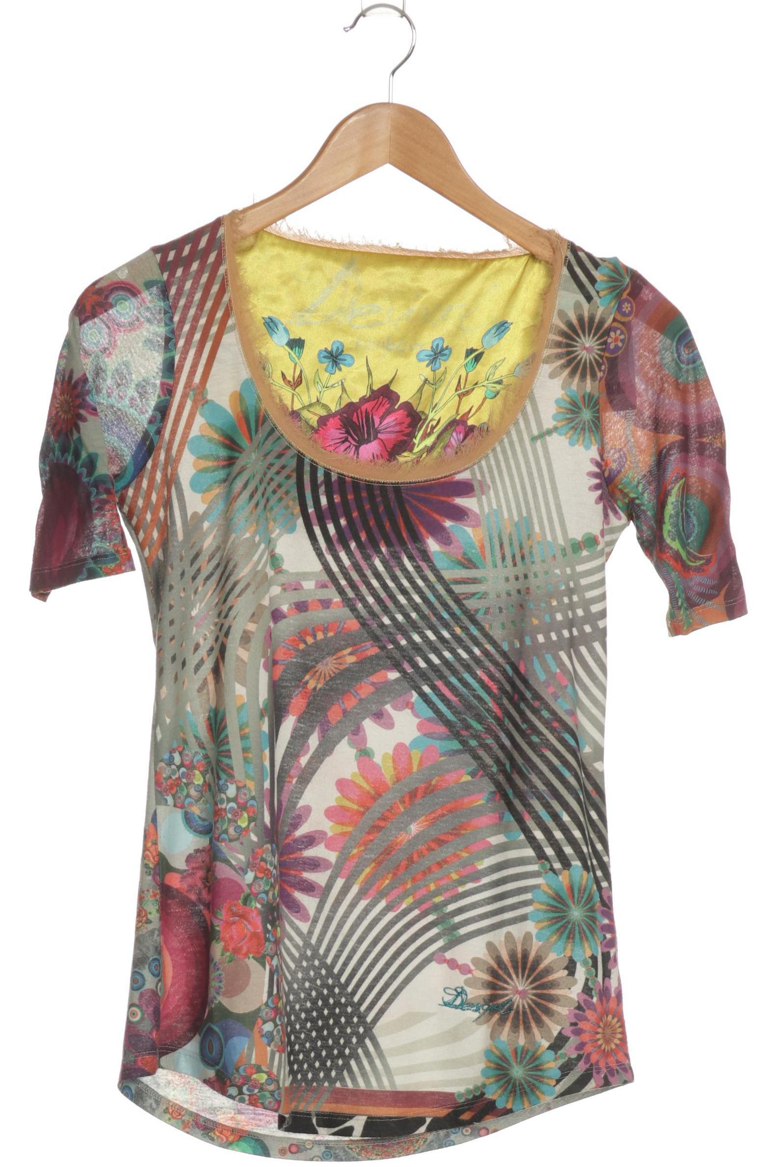 

Desigual Damen T-Shirt, mehrfarbig, Gr.