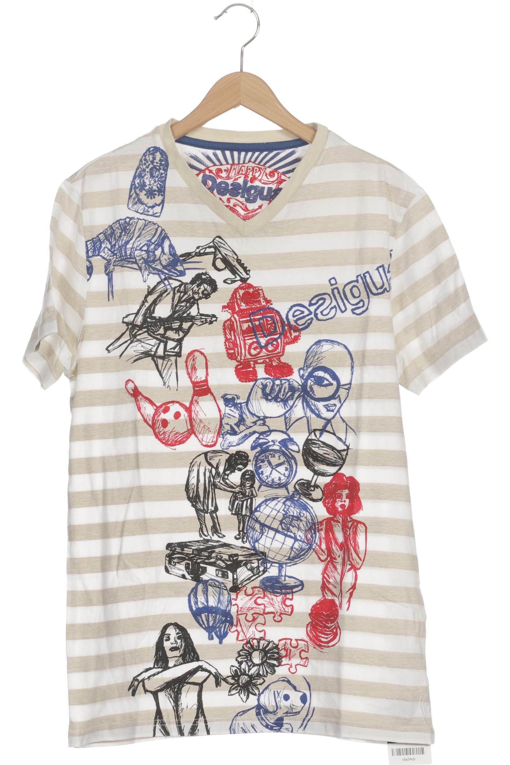 

Desigual Herren T-Shirt, beige, Gr.