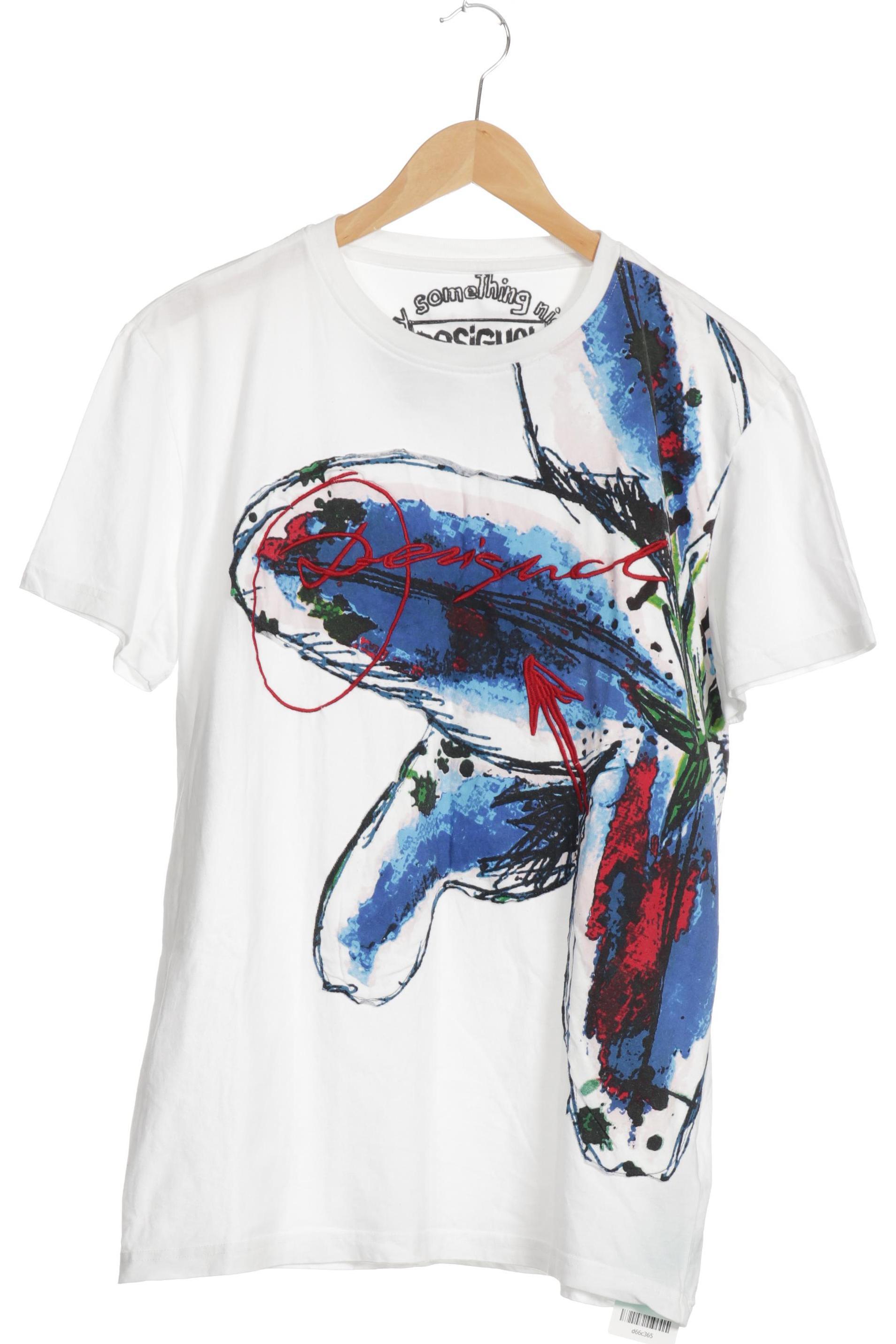 

Desigual Herren T-Shirt, weiß, Gr.