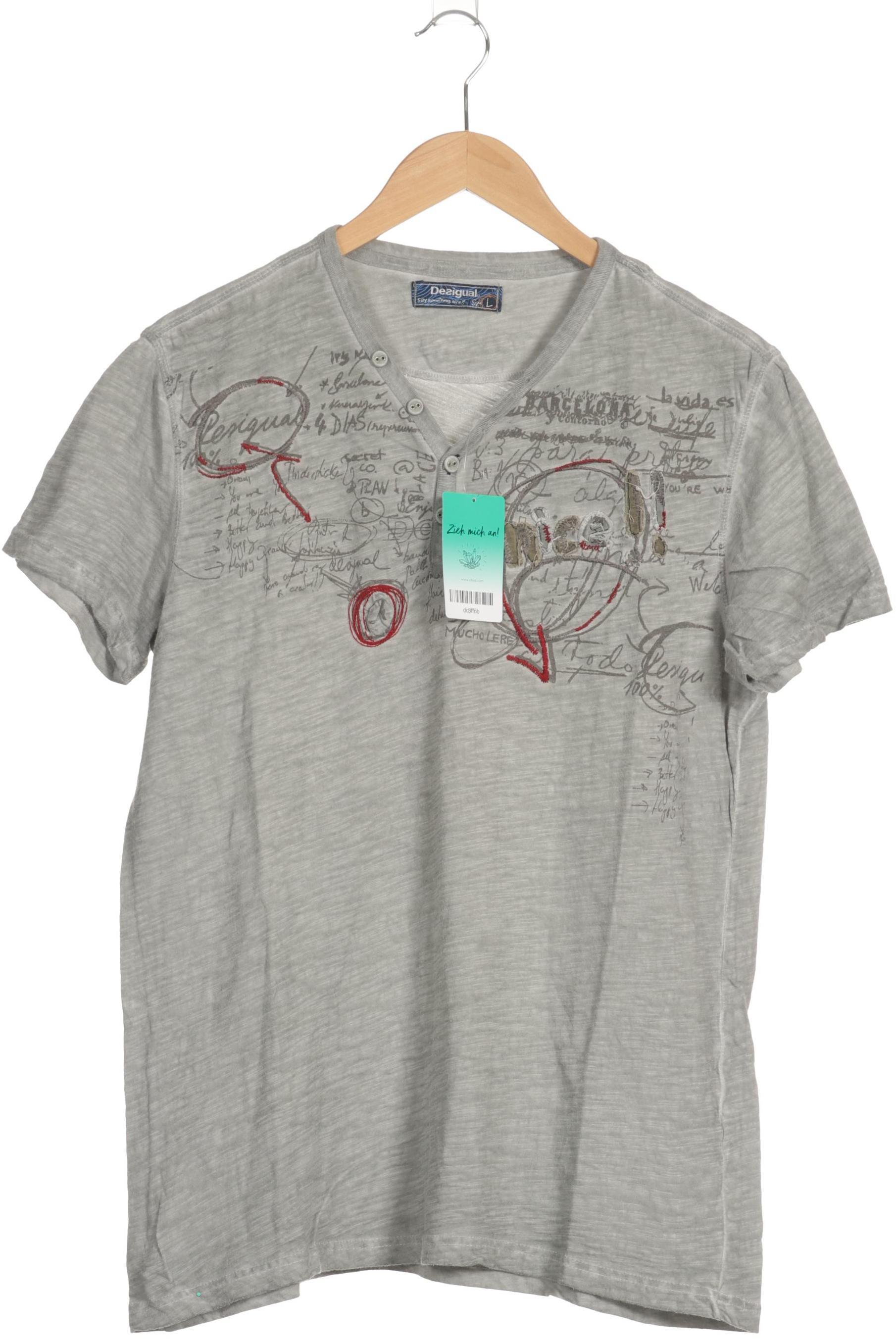 

Desigual Herren T-Shirt, grau, Gr.