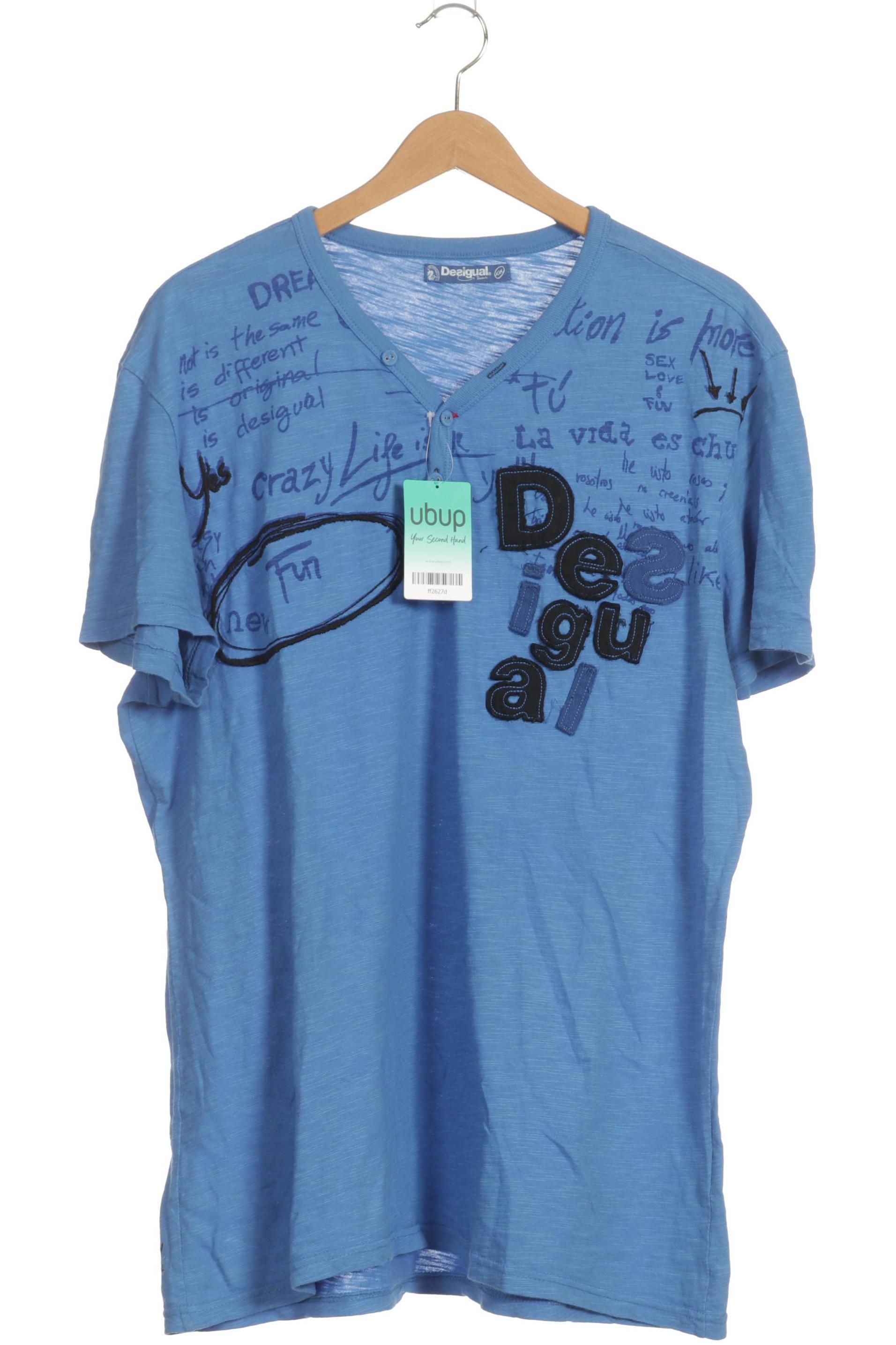 

Desigual Herren T-Shirt, blau, Gr.