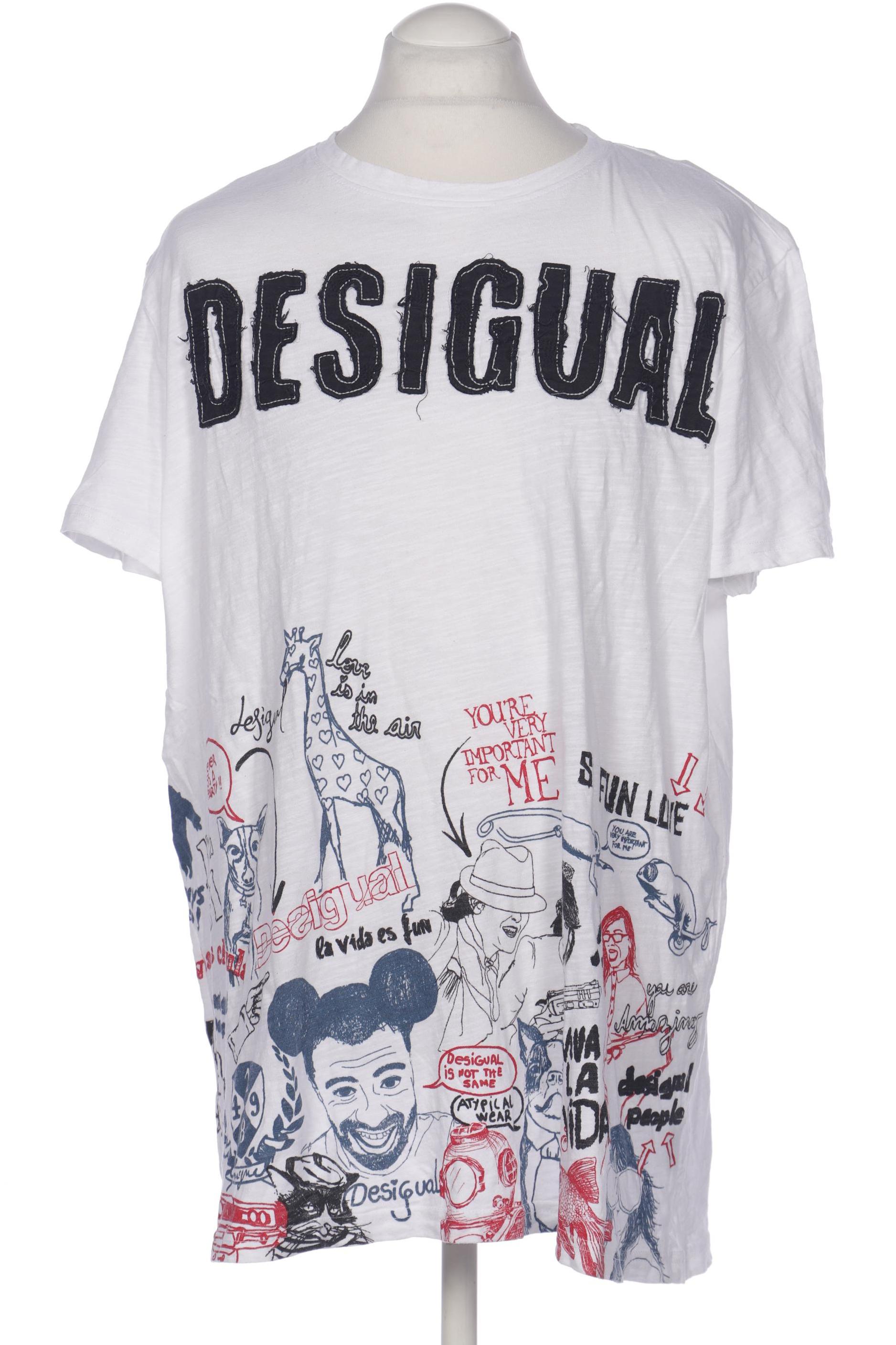 

Desigual Herren T-Shirt, weiß, Gr. 56