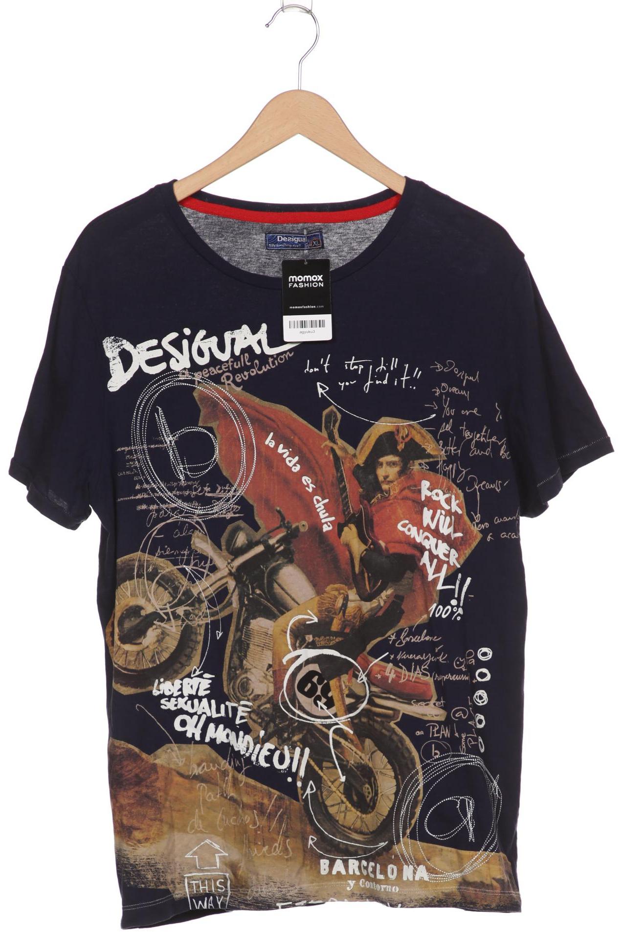 

Desigual Herren T-Shirt, marineblau